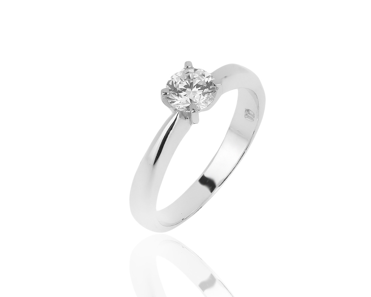 Помолвочное золотое кольцо с бриллиантом 0.59ct 070319/16 Помолвочное золотое кольцо с бриллиантом 0.59ct 070319/16