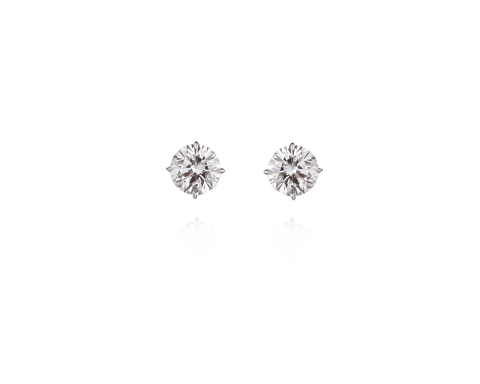 Золотые серьги с бриллиантами 1.27ct Evgeny Matveev