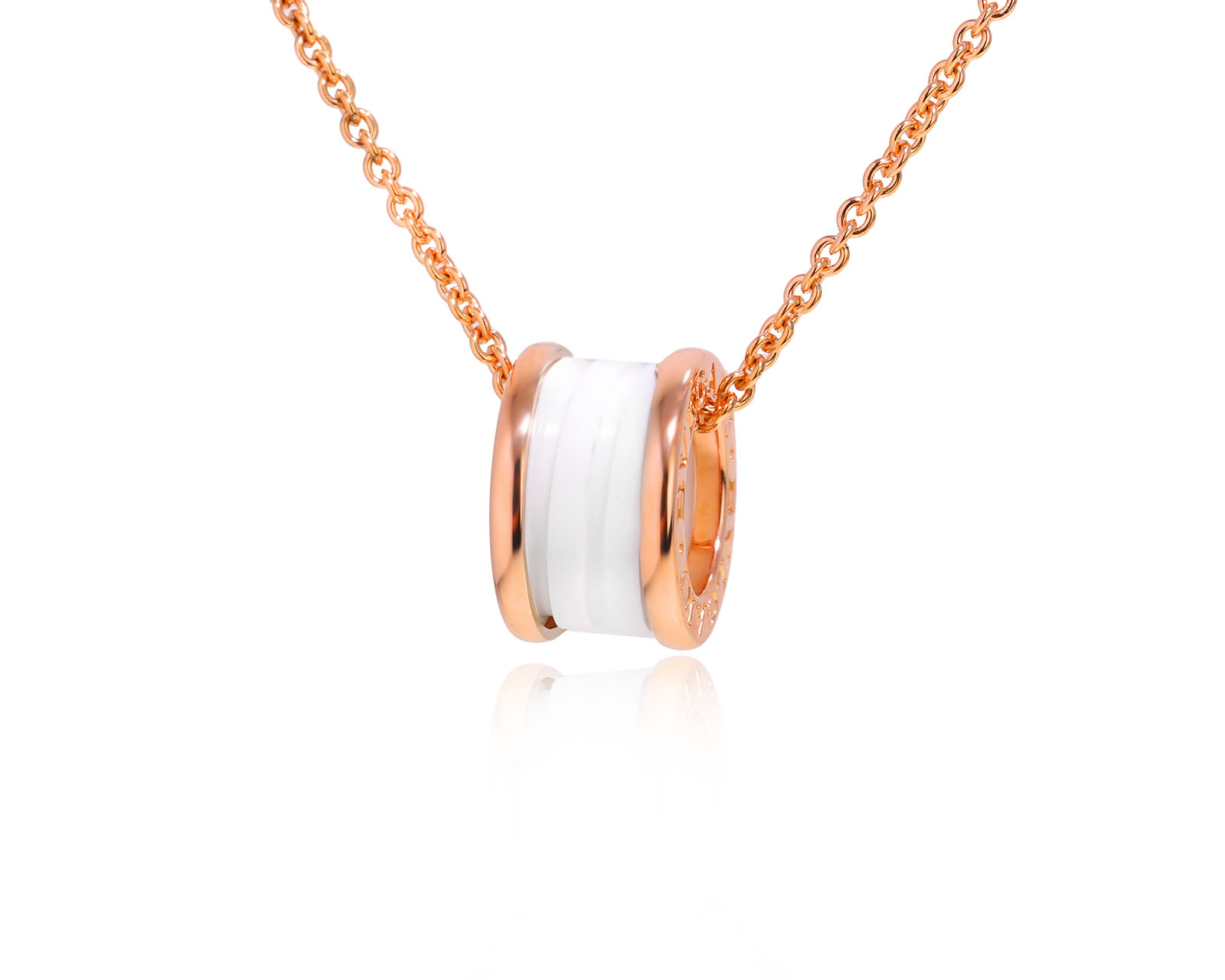 Оригинальная золотая подвеска Bvlgari B.Zero1 170125/6