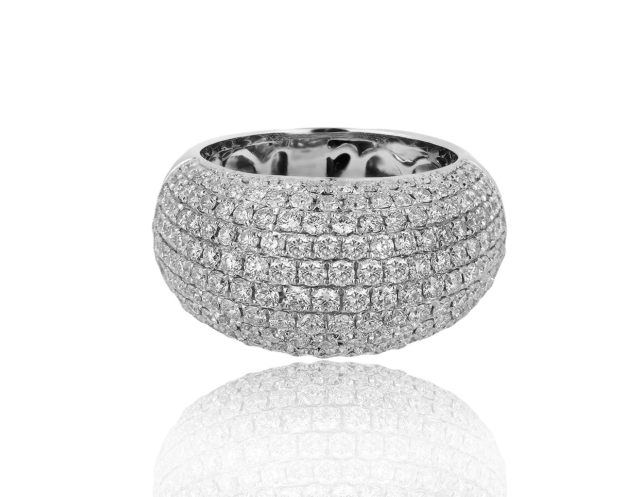 Престижное золотое кольцо с бриллиантами 3.67ct 020719/9