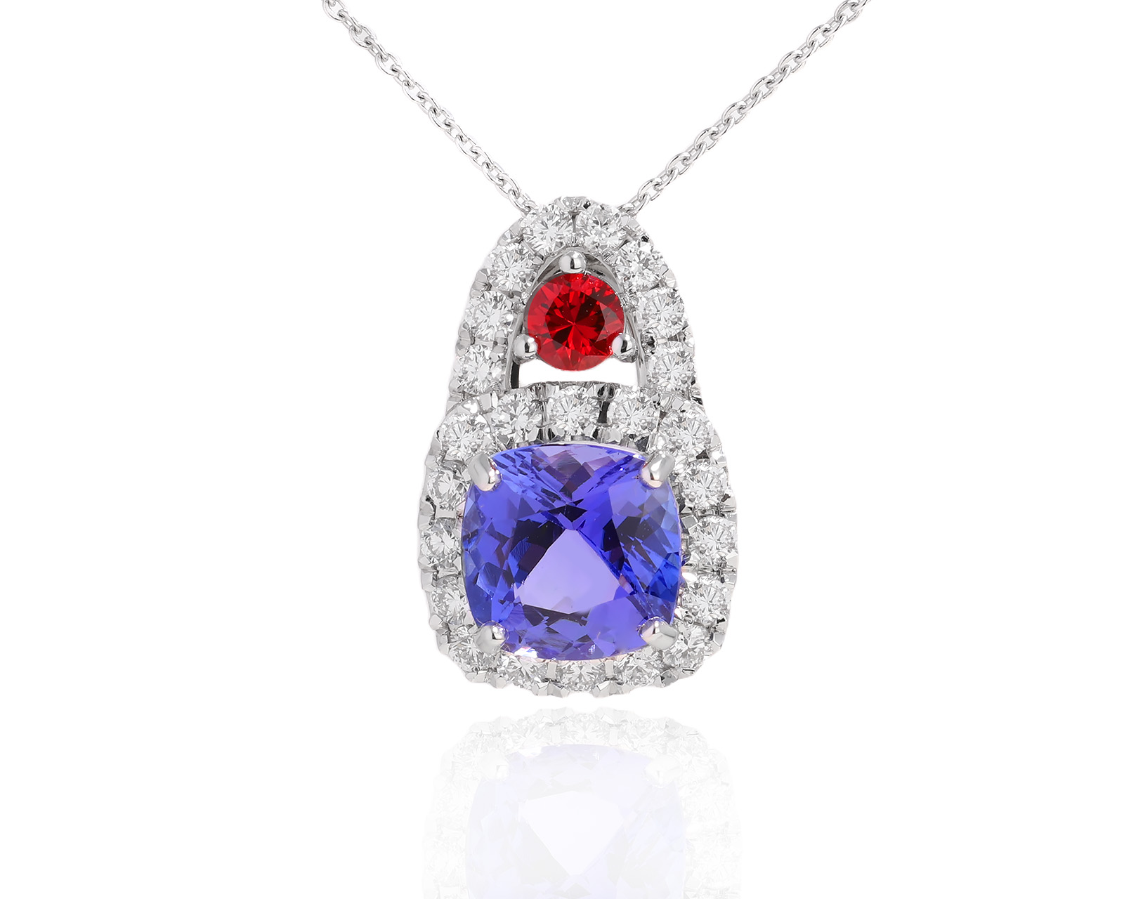 Золотой кулон с танзанитом 2.20ct Evgeny Matveev 130825/Б172