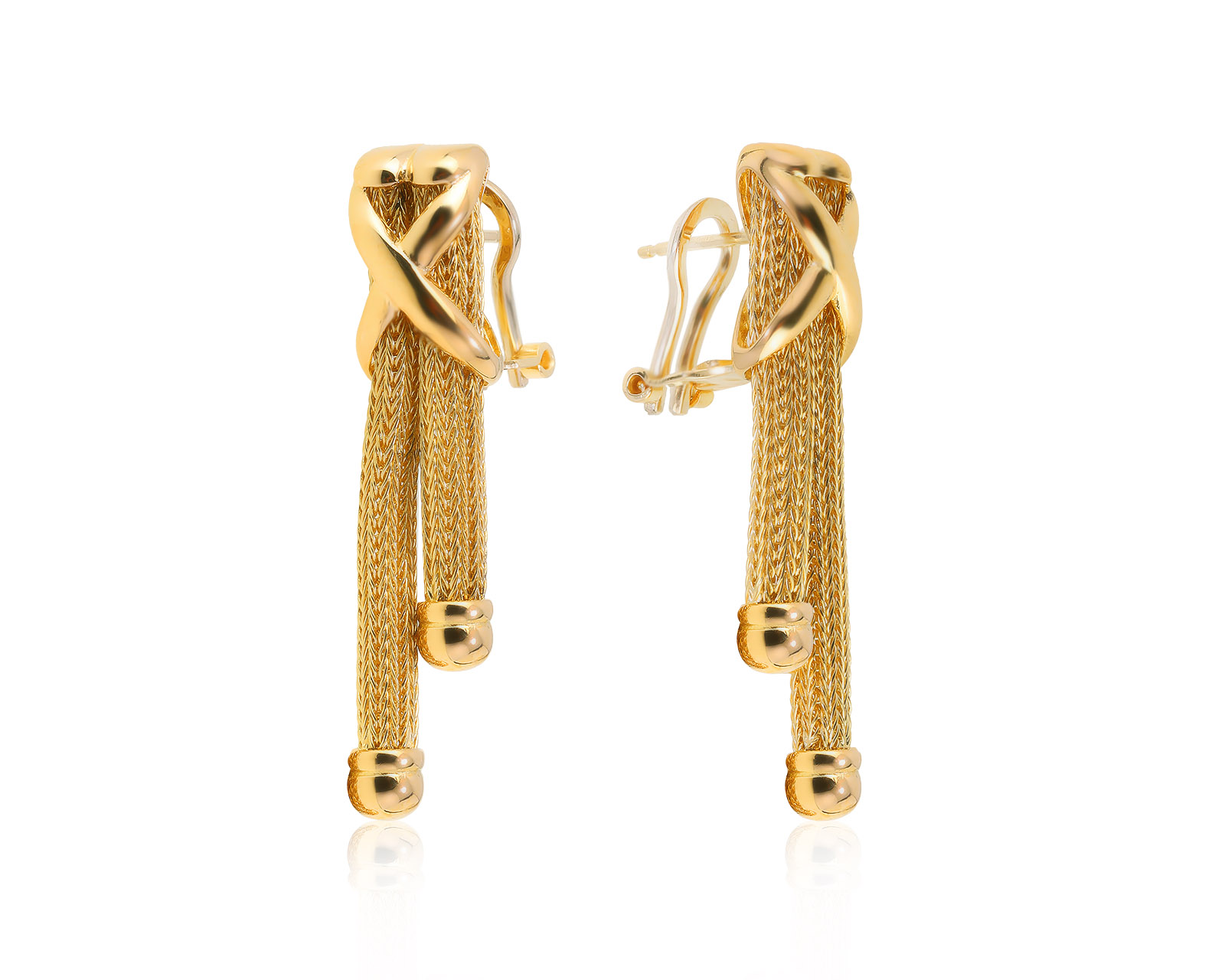 Оригинальные золотые серьги Cleopatra Italia 090322/5