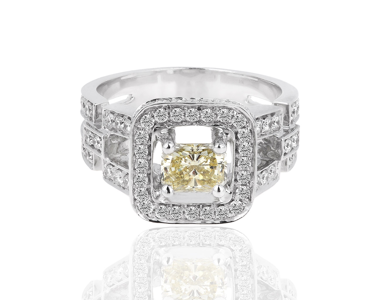 Шикарное золотое кольцо с бриллиантами 2.25ct 281218/5