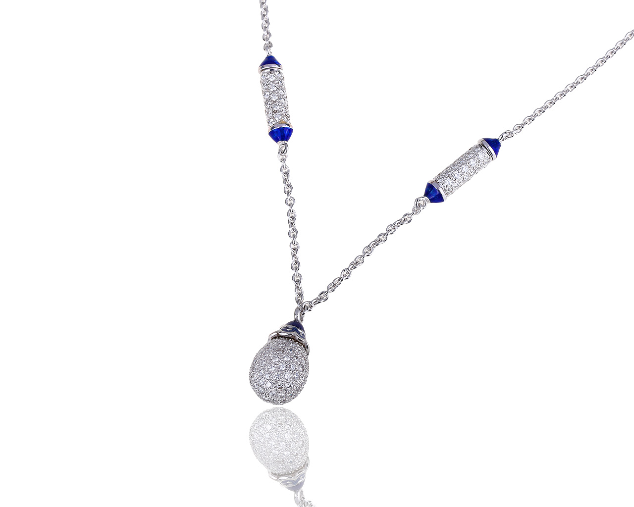 Оригинальное золотое колье с бриллиантами 2.33ct Faberge 130718/7