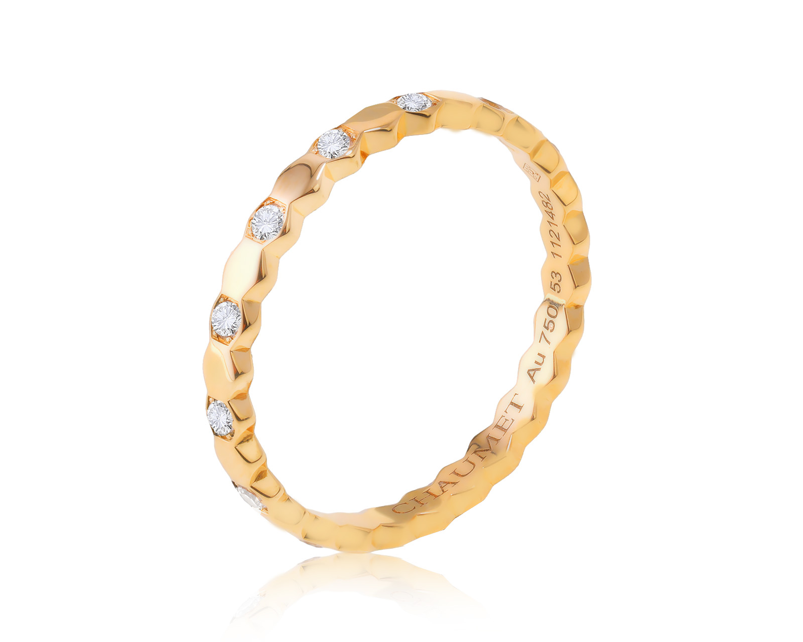 Оригинальное золотое кольцо Chaumet Bee My Love 041123/4