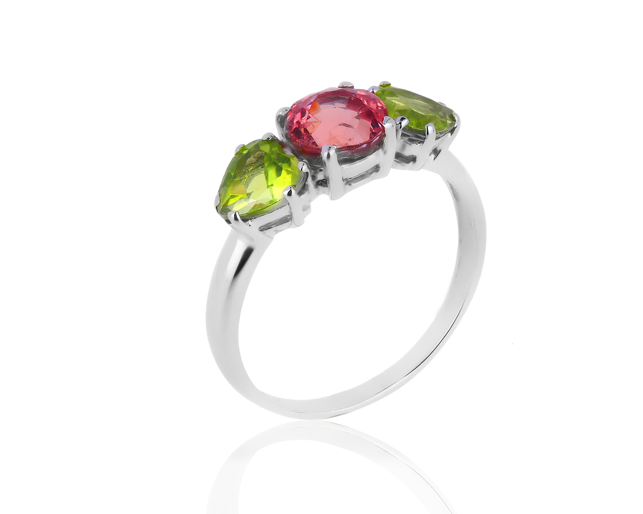 Завораживающее золотое кольцо с розовой шпинелью 1.61ct 121019/14