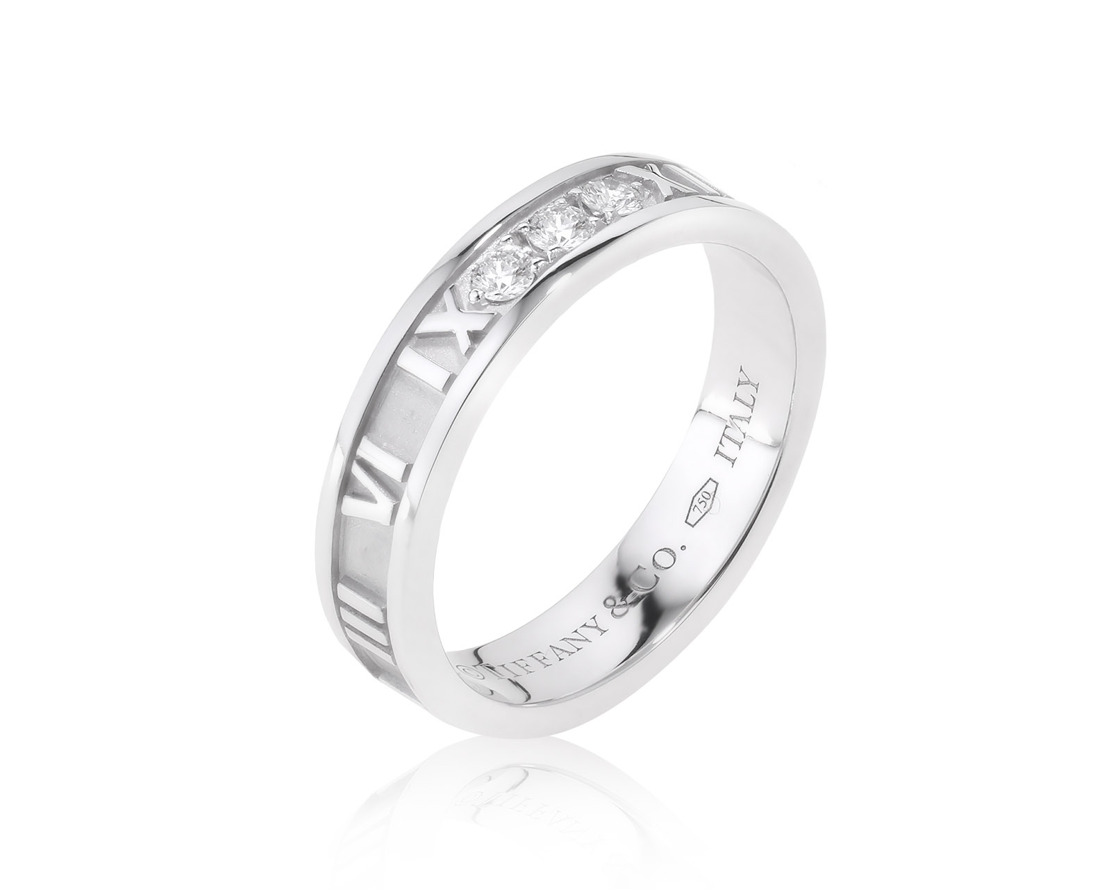 Оригинальное золотое кольцо Tiffany&Co Atlas 160123/5