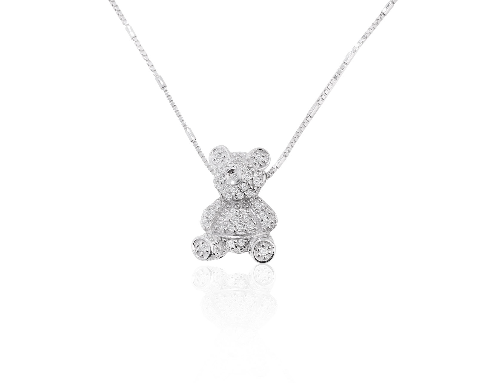 Романтичное золотое колье с бриллиантами 0.29ct 240722/1