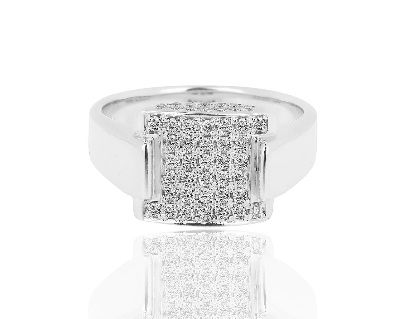 Очаровательное золотое кольцо с бриллиантами 0.47ct 111218/7