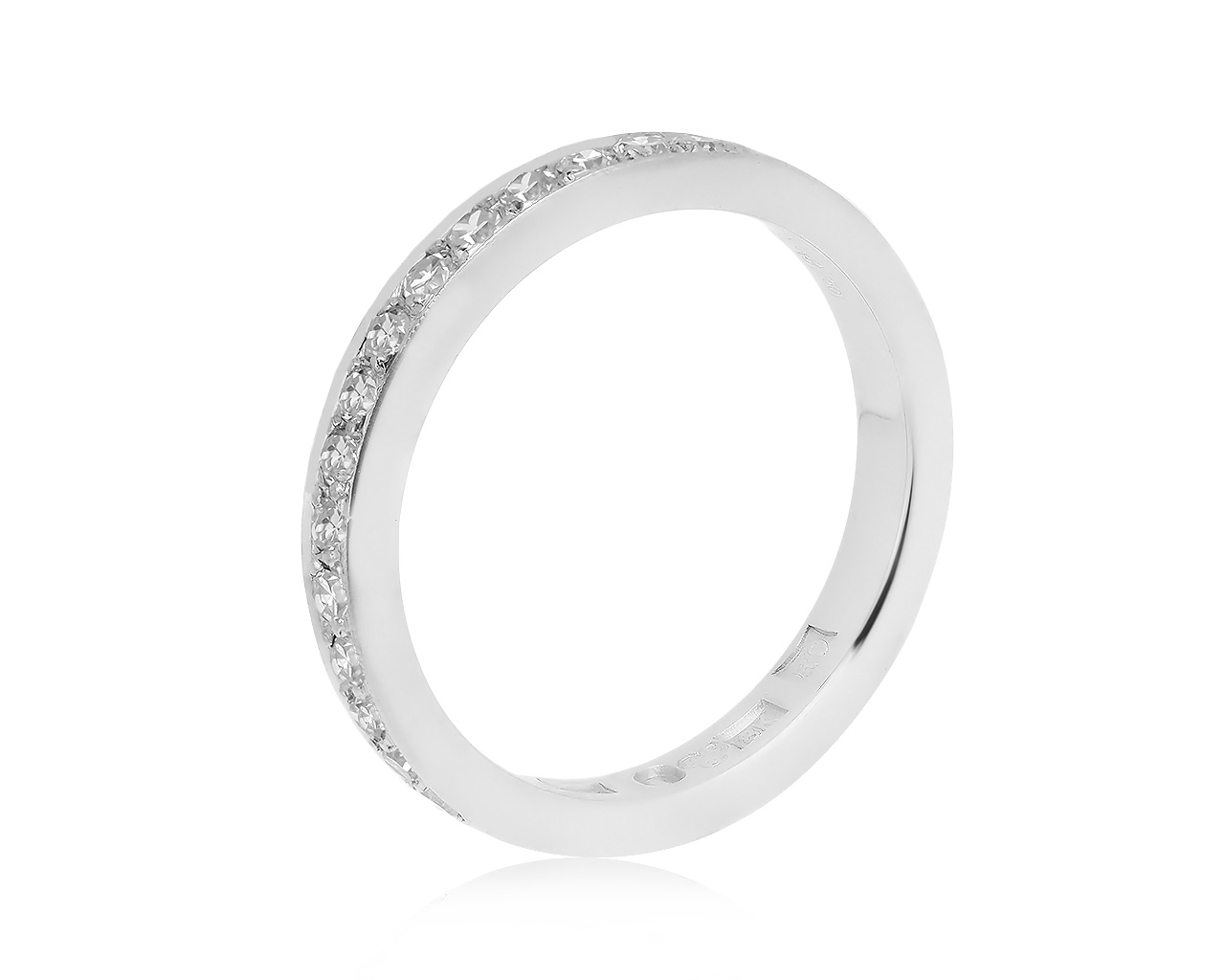 Стильное золотое кольцо с бриллиантами 0.20ct 070820/2