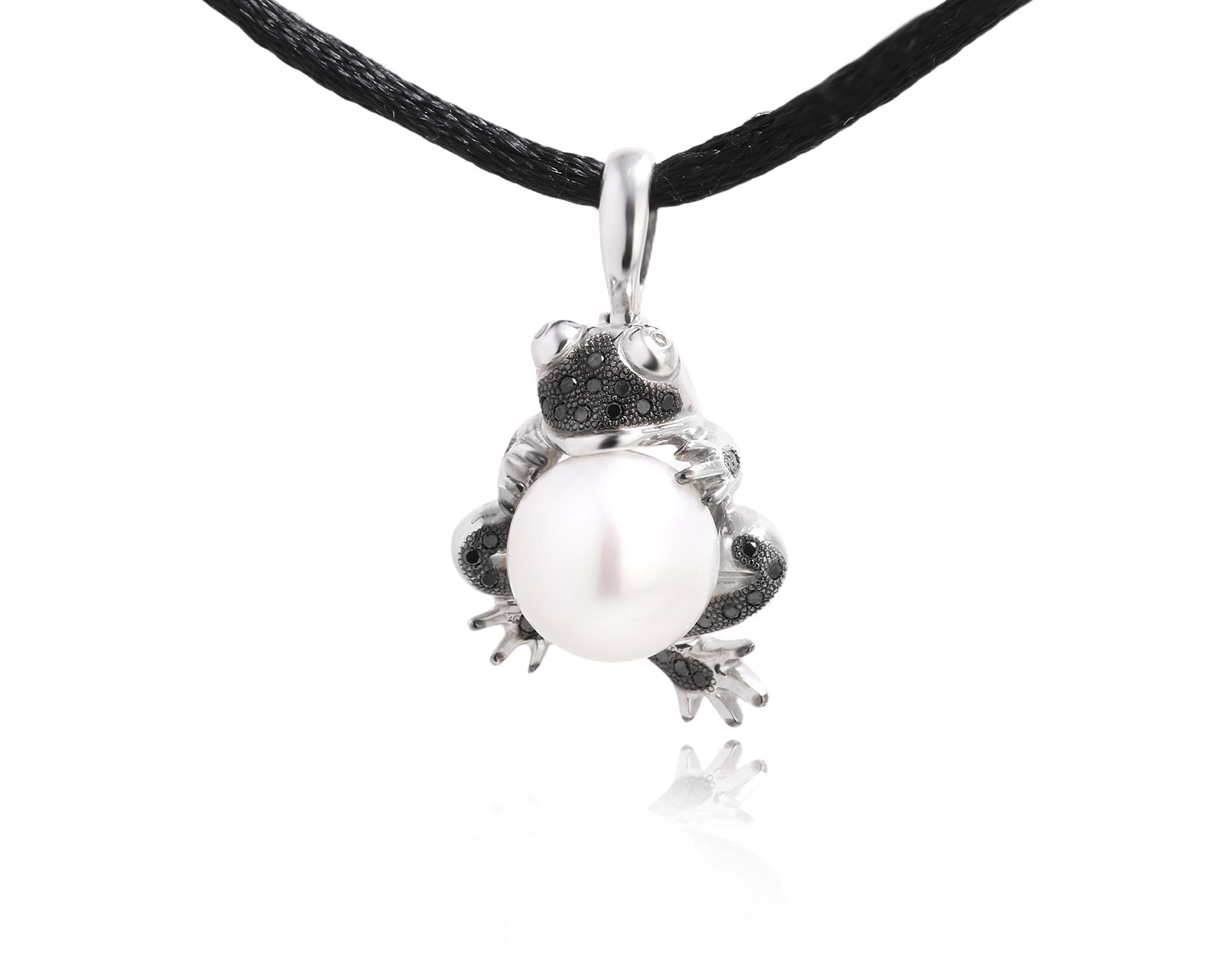 Оригинальный золотой кулон с жемчугом 8.91ct Maxim Demidov 181225/КМ283