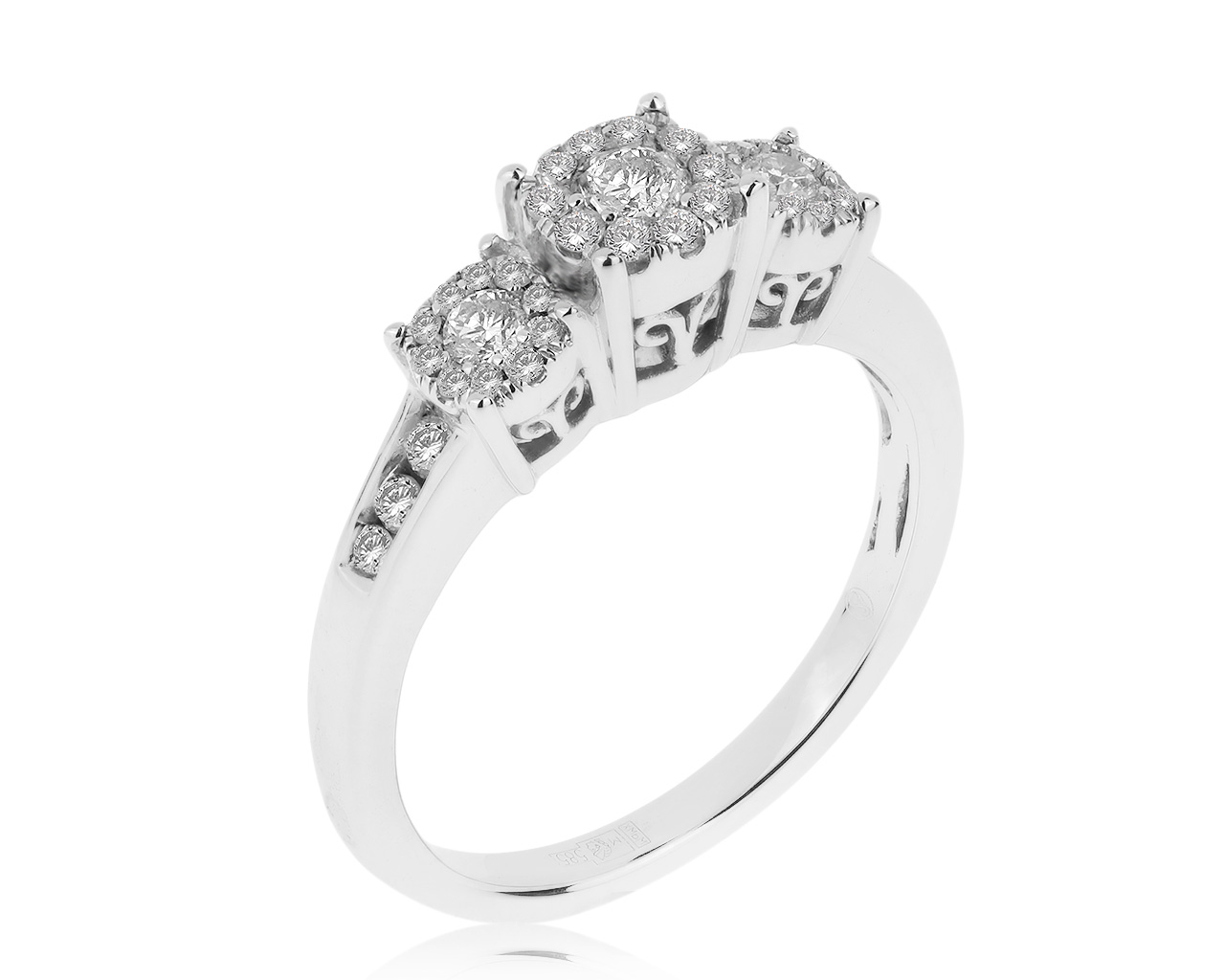 Великолепное золотое кольцо с бриллиантами 0.50ct 210920/8