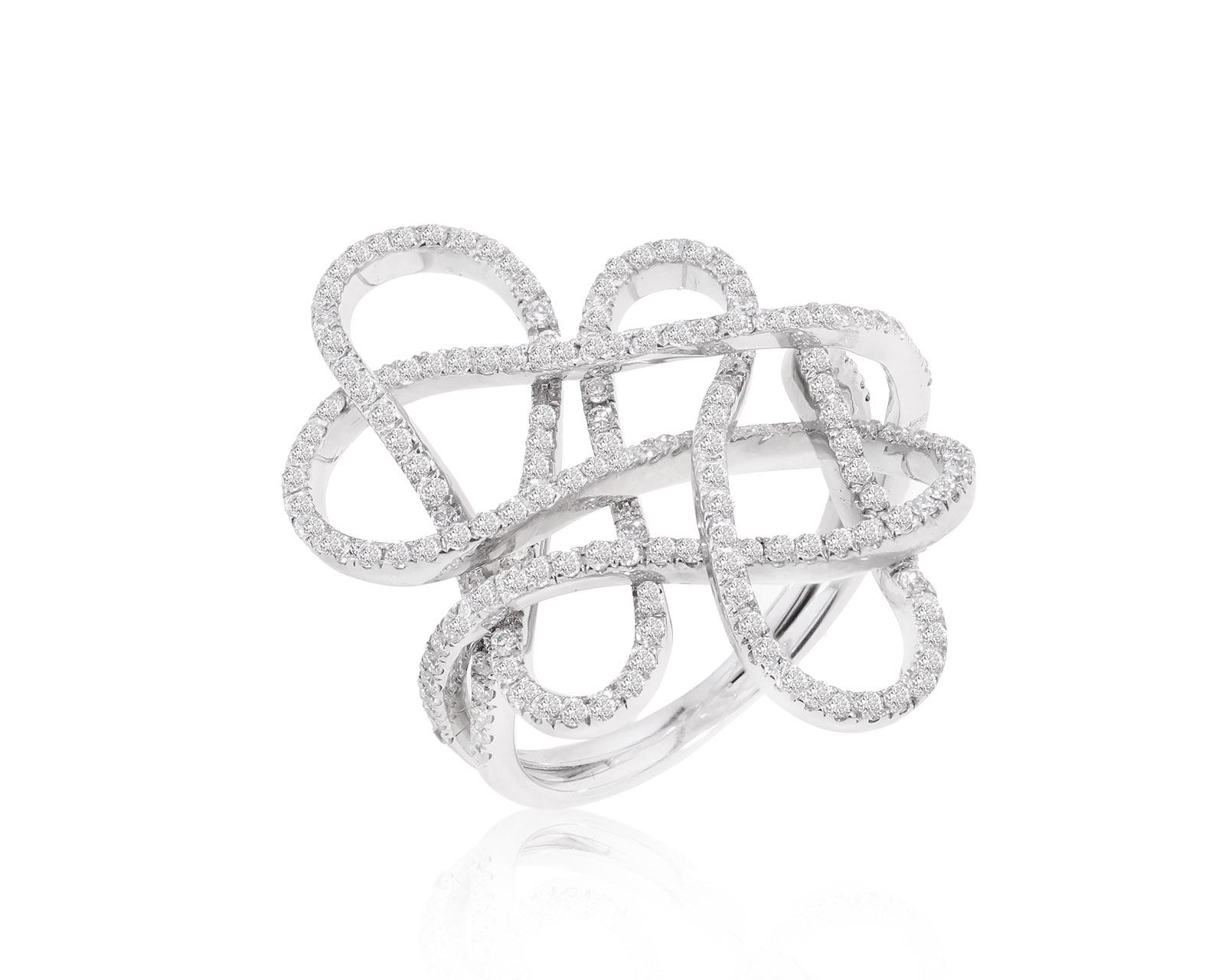 Завораживающее золотое кольцо с бриллиантами 0.66ct 290622/8