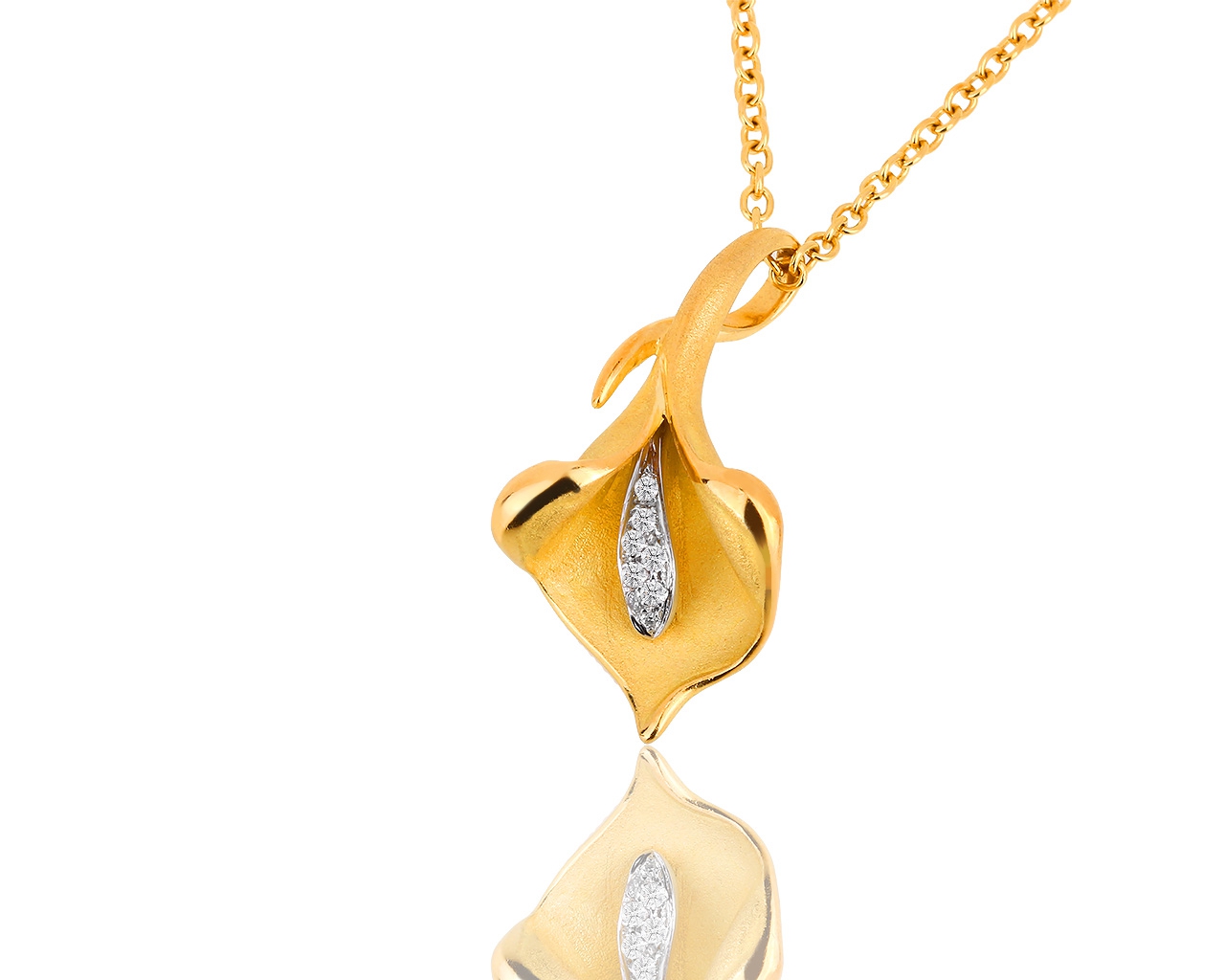 Золотая подвеска с бриллиантами 0.09ct Annamaria Cammilli 230818/6