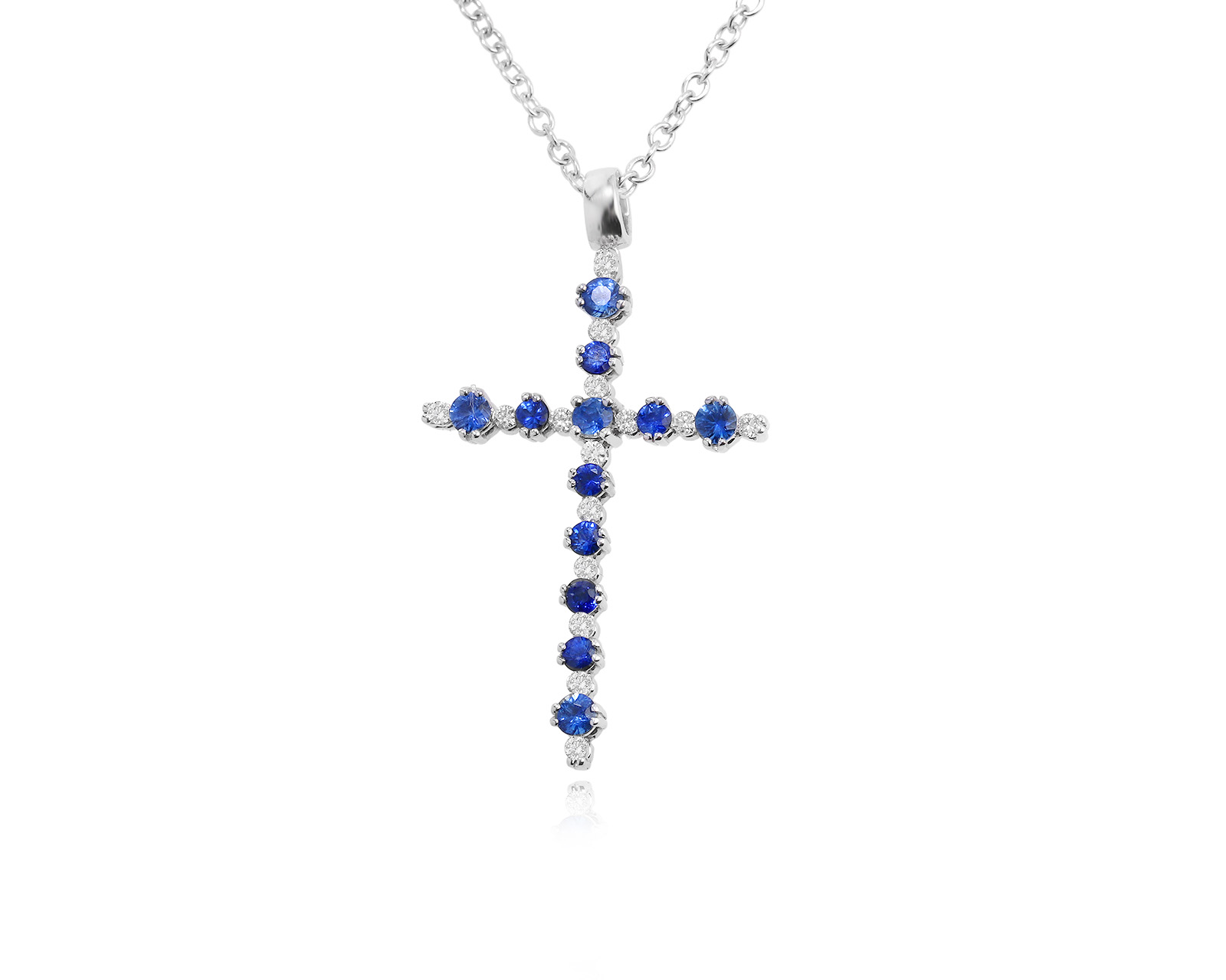 Оригинальный золотой кулон с сапфирами 1.10ct Gianni Lazzaro 151023/3