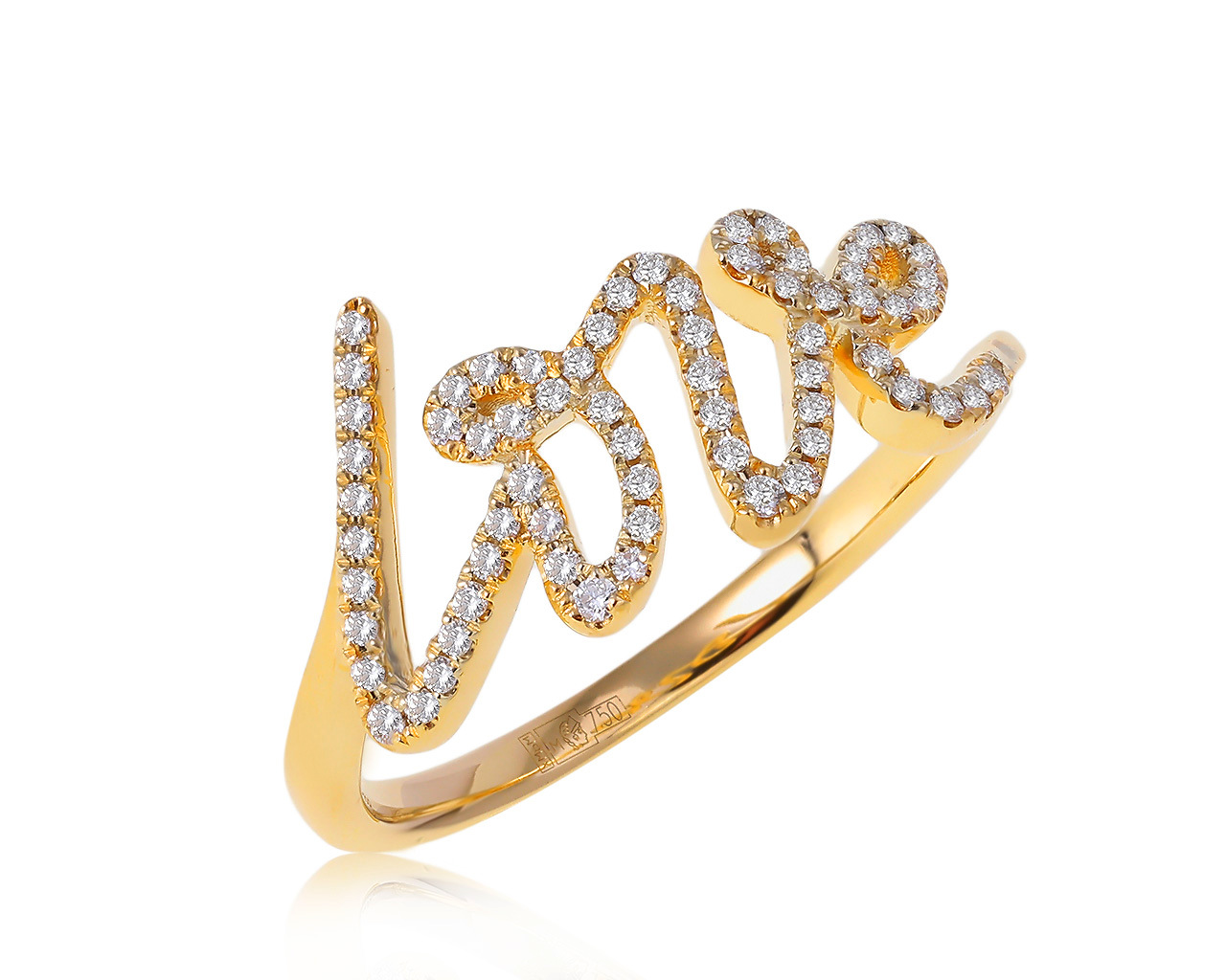 Оригинальное золотое кольцо с бриллиантами 0.20ct Tiffany&Co Paloma Picasso