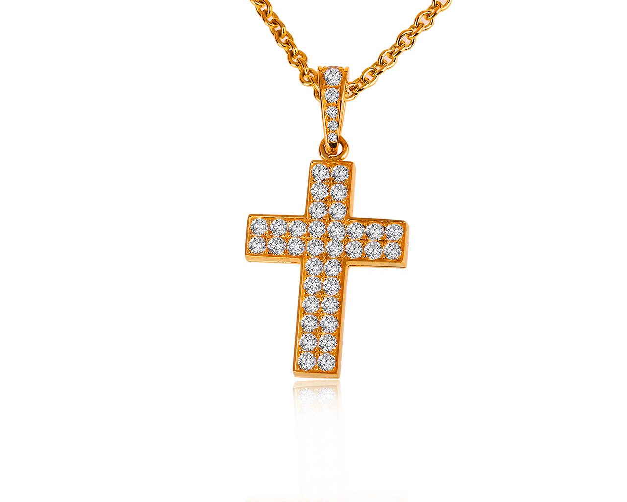 Оригинальный золотой кулон с бриллиантами 1.50ct Cartier 060220/9