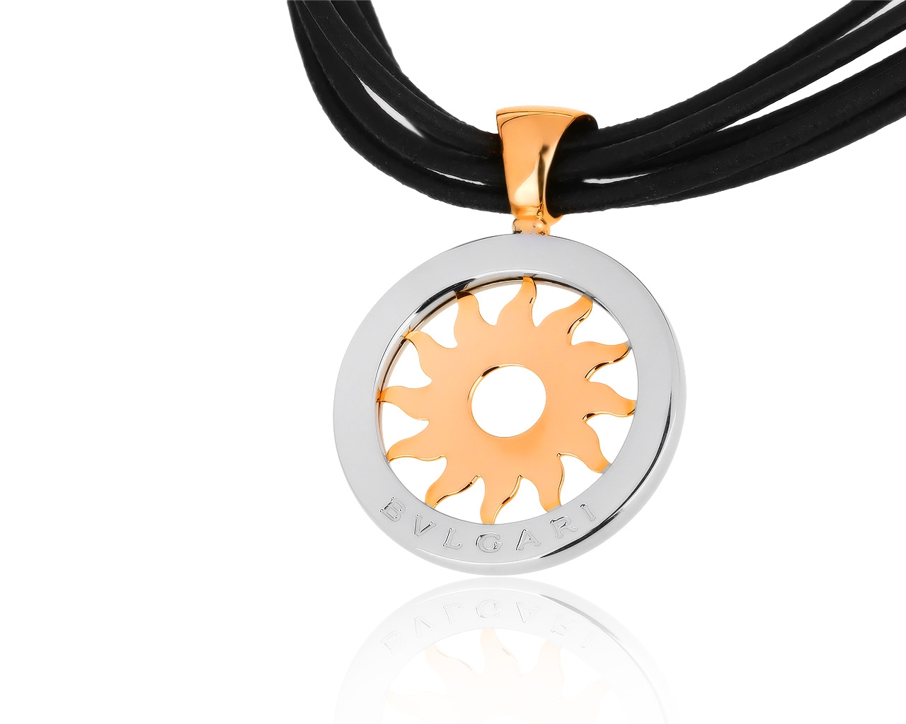 Оригинальный золотой кулон Bvlgari 220618/7