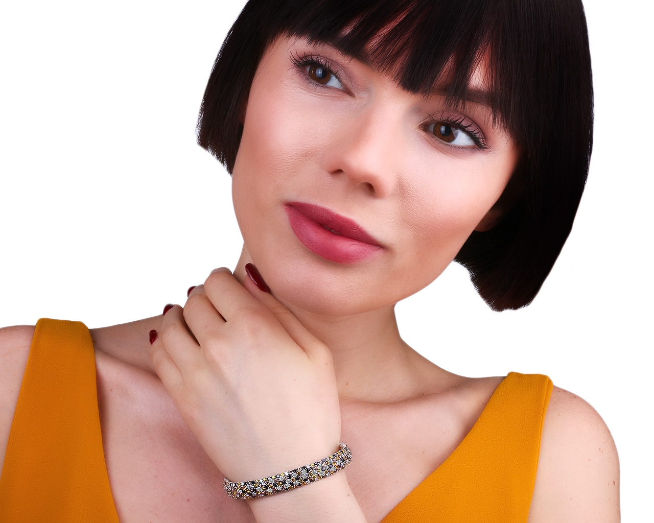 Золотой браслет с бриллиантами 7.92ct Roberto Coin