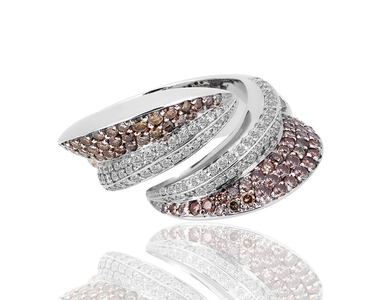 Изысканное золотое кольцо с бриллиантами 2.33ct 171118/2