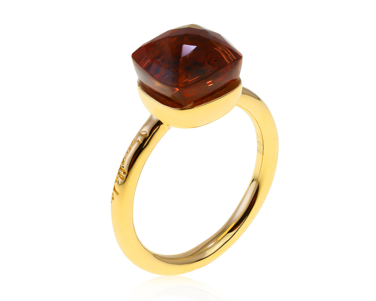 Притягательное золотое кольцо с цитрином 3.71ct 120521/12