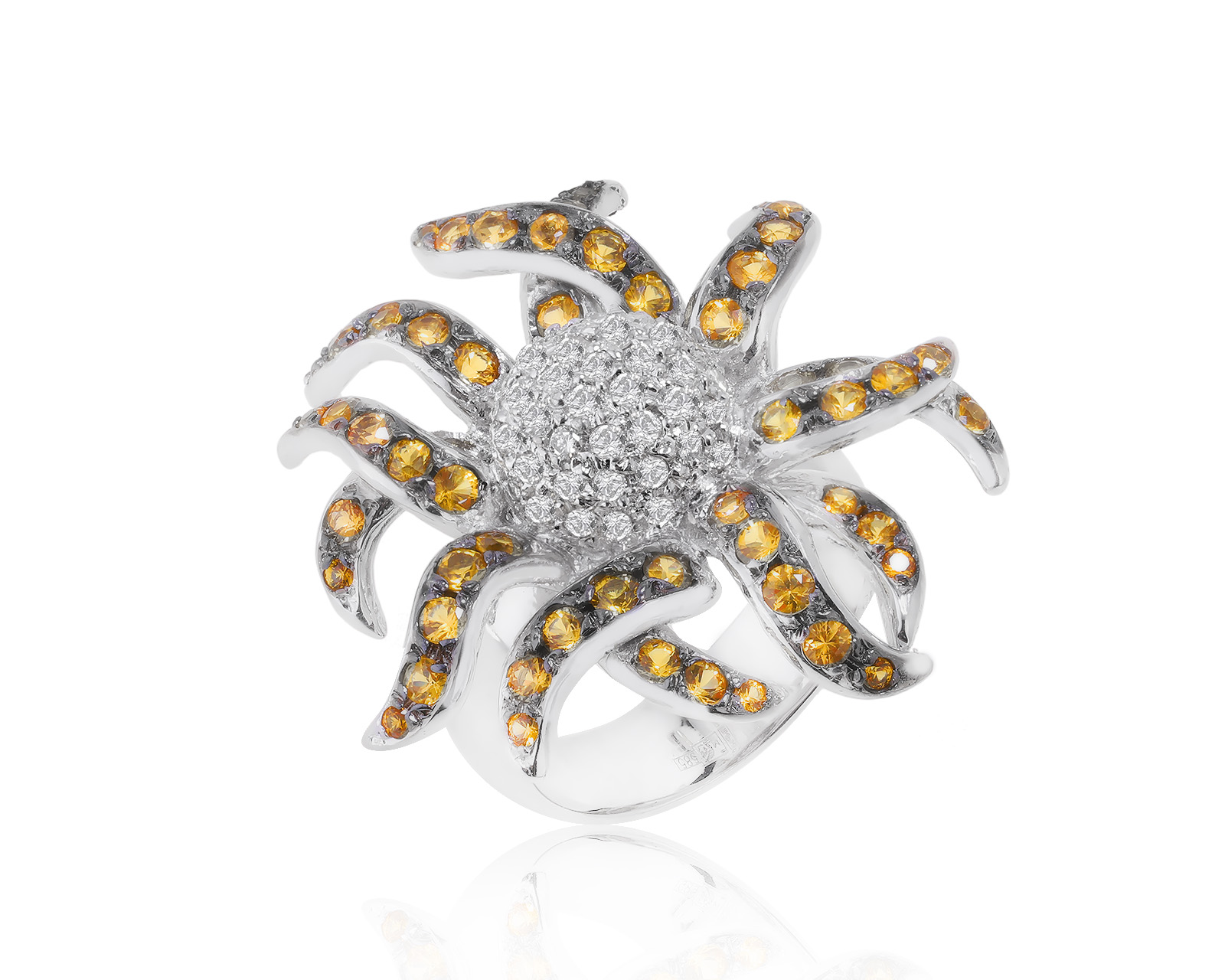 Прекрасное золотое кольцо с сапфирами 2.24ct 200522/8 Прекрасное золотое кольцо с сапфирами 2.24ct 200522/8