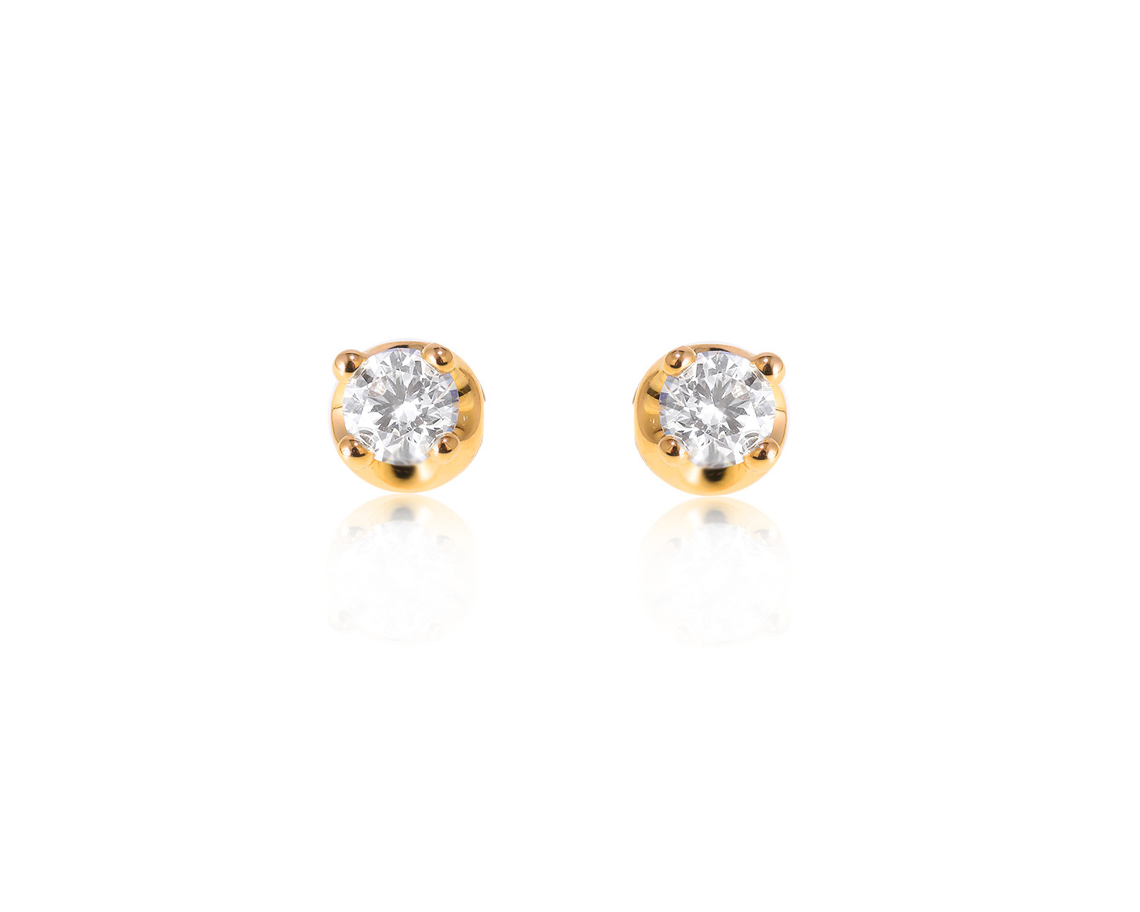 Оригинальные золотые серьги с бриллиантами 0.86ct Bvlgari