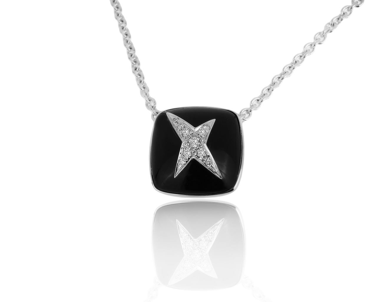 Оригинальный золотой кулон с бриллиантами 0.07ct Mauboussin 011119/12 Оригинальный золотой кулон с бриллиантами 0.07ct Mauboussin 011119/12