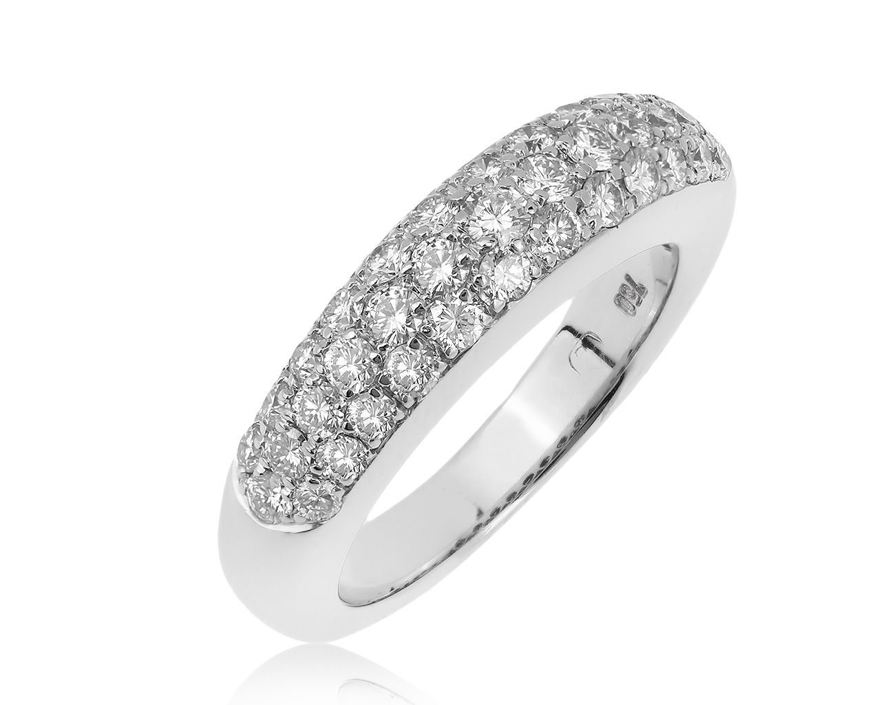 Шикарное золотое кольцо с бриллиантами 0.88ct 011020/11 Шикарное золотое кольцо с бриллиантами 0.88ct 011020/11