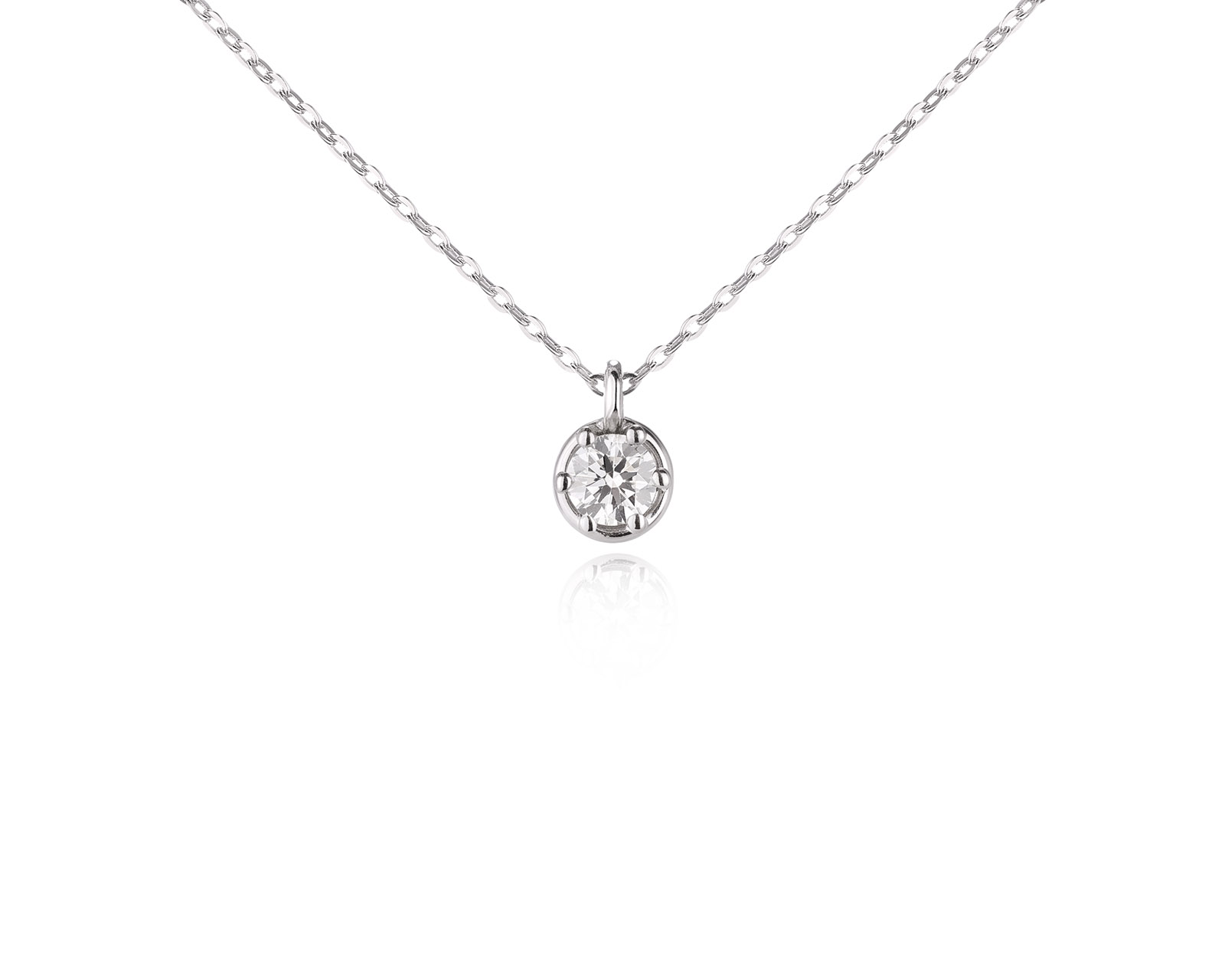 Оригинальное золотое колье с бриллиантами 0.22ct Damiani Minou 230626/3