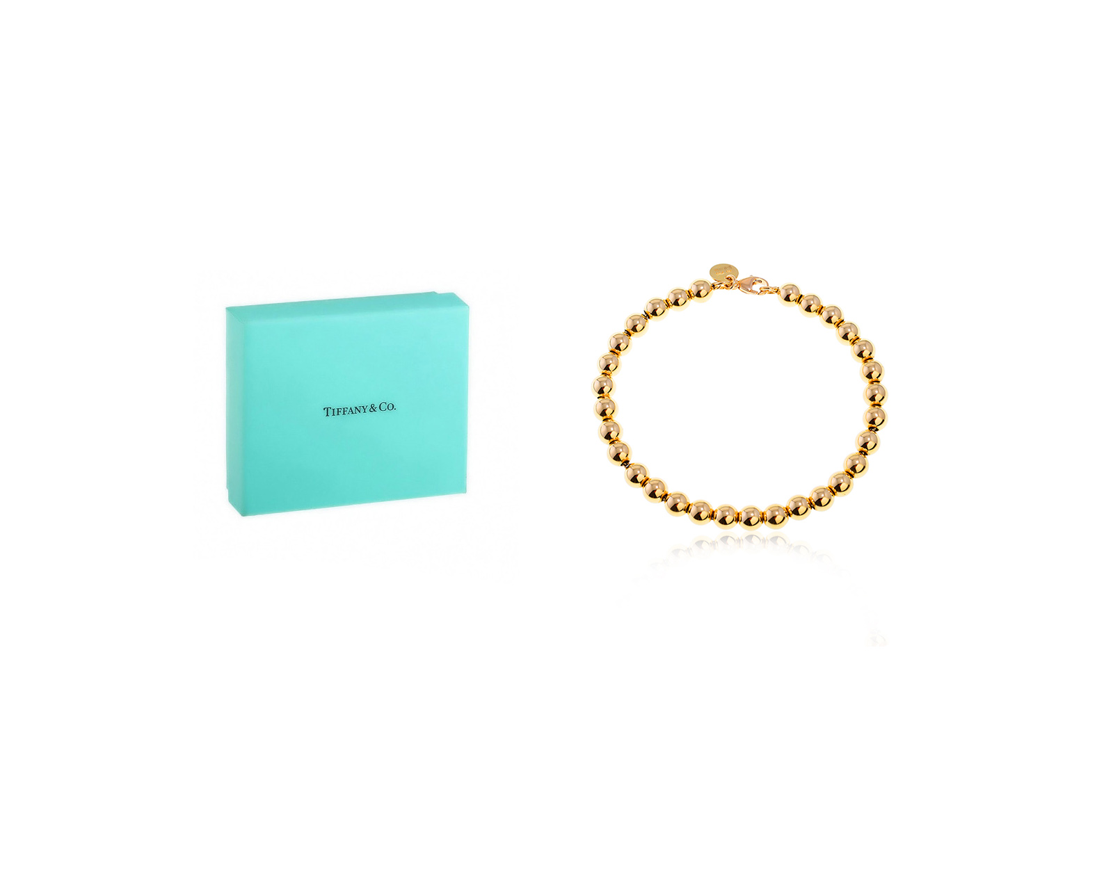 Оригинальный золотой браслет Tiffany&Co Return to Tiffany