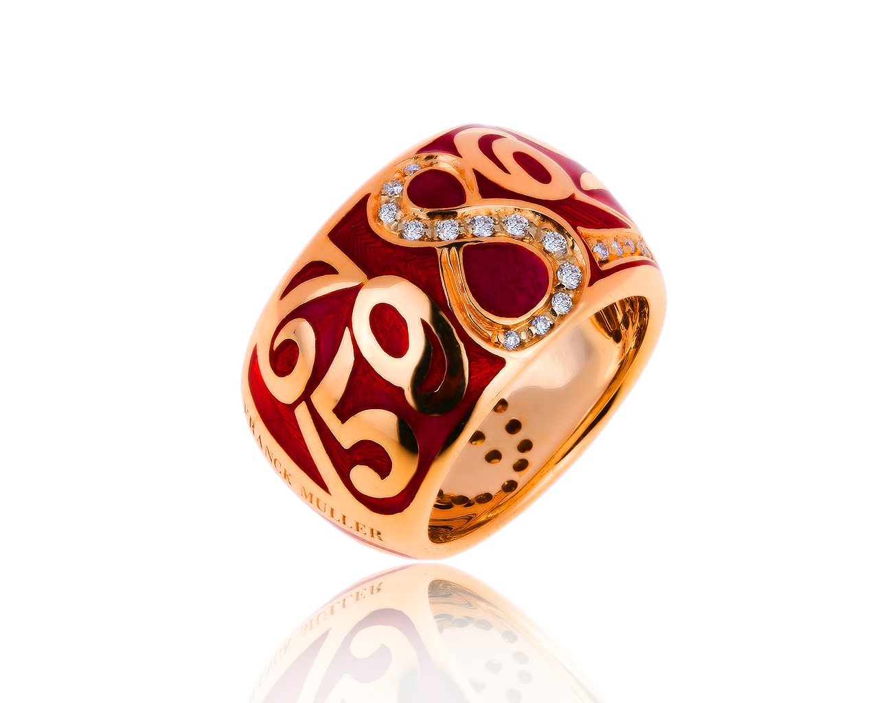 Оригинальное золотое кольцо с бриллиантами 0.33ct Franck Muller 210120/5