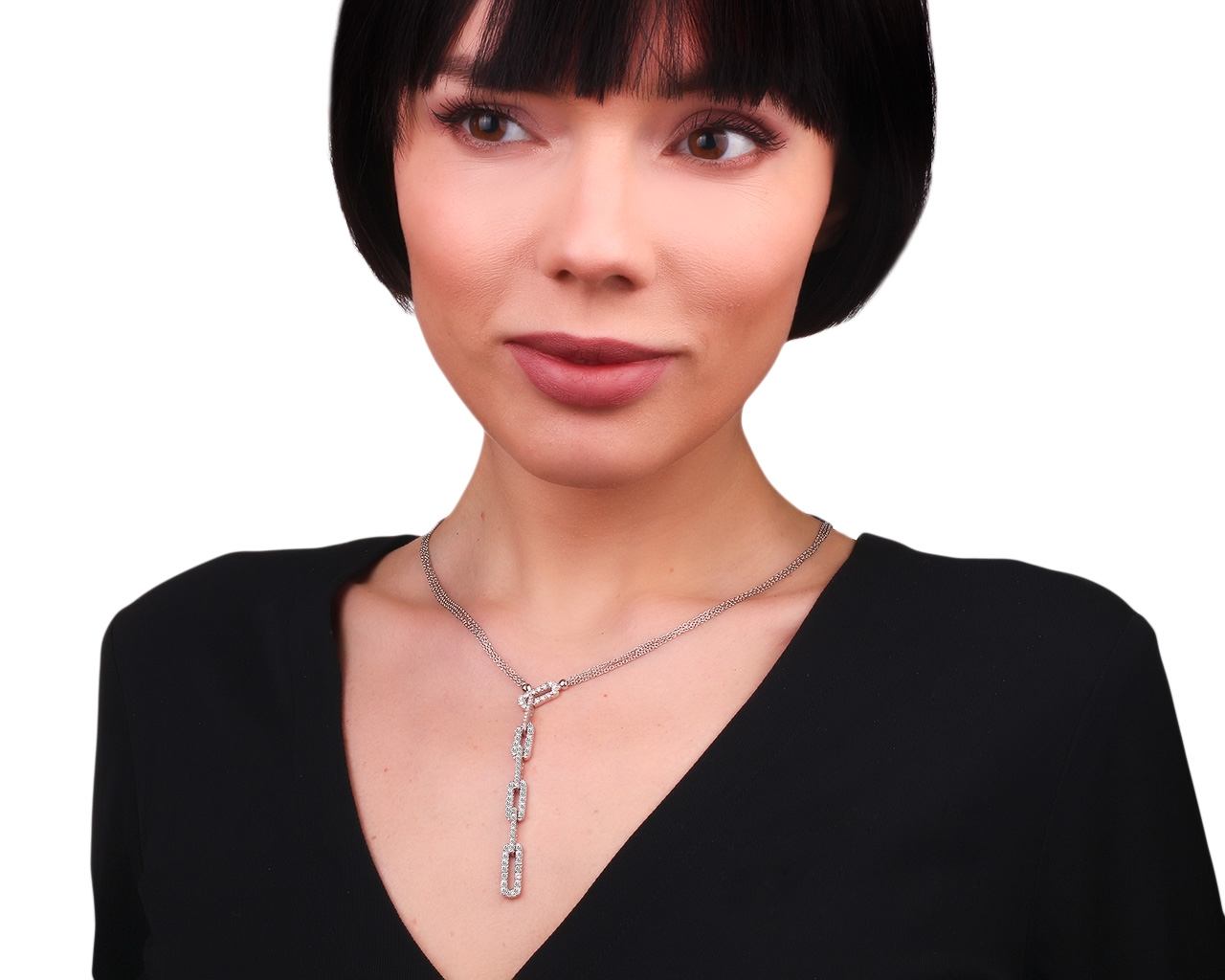 Оригинальное золотое колье с бриллиантами 1.28ct Damiani