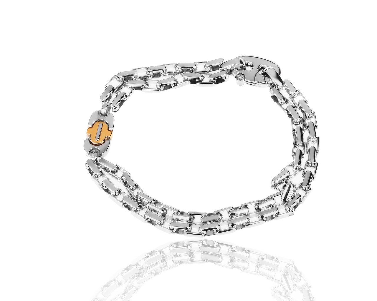 Оригинальный золотой браслет с бриллиантом 0.02ct Baraka 200819/3