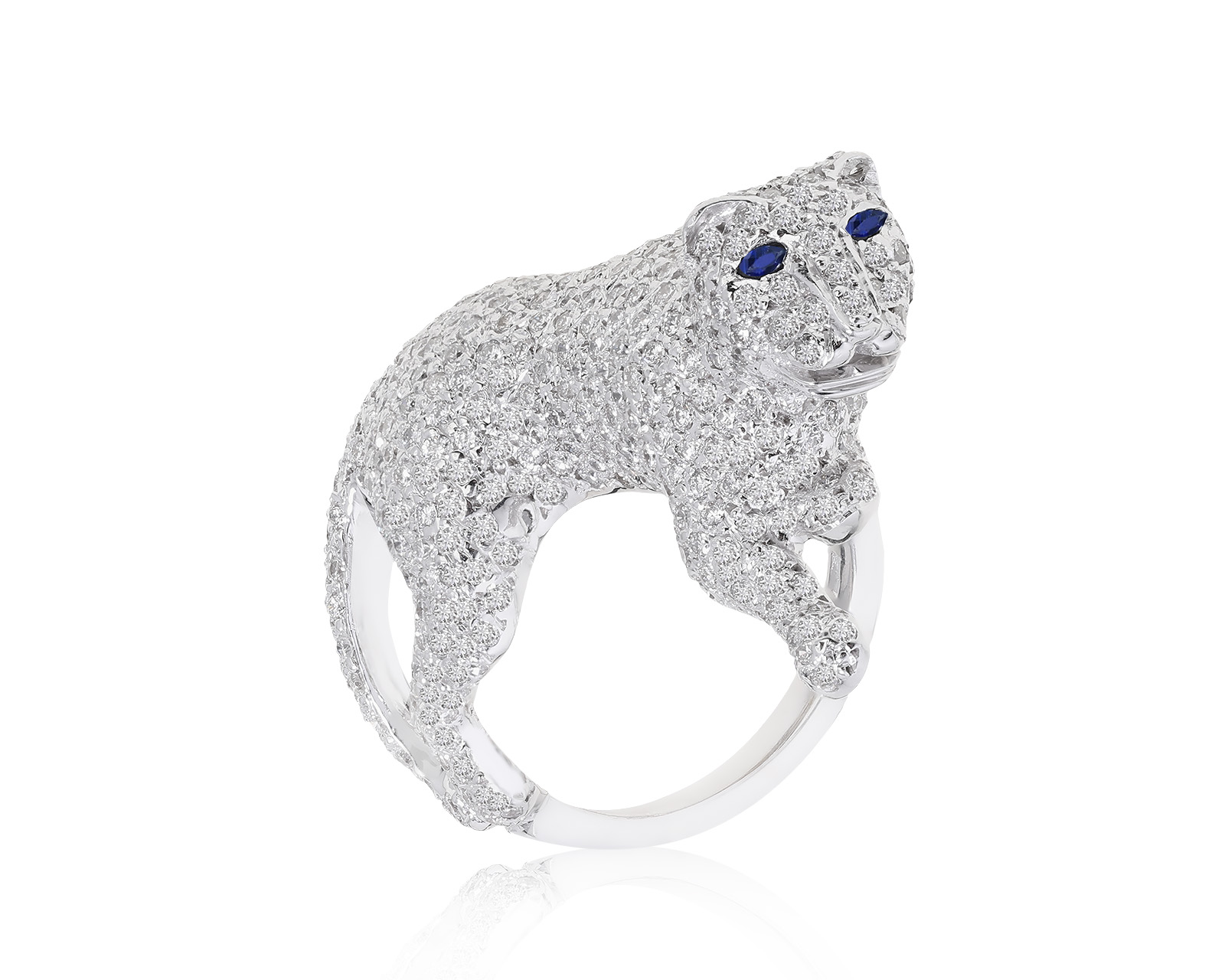 Изумительное золотое кольцо с бриллиантами 3.62ct 010222/4