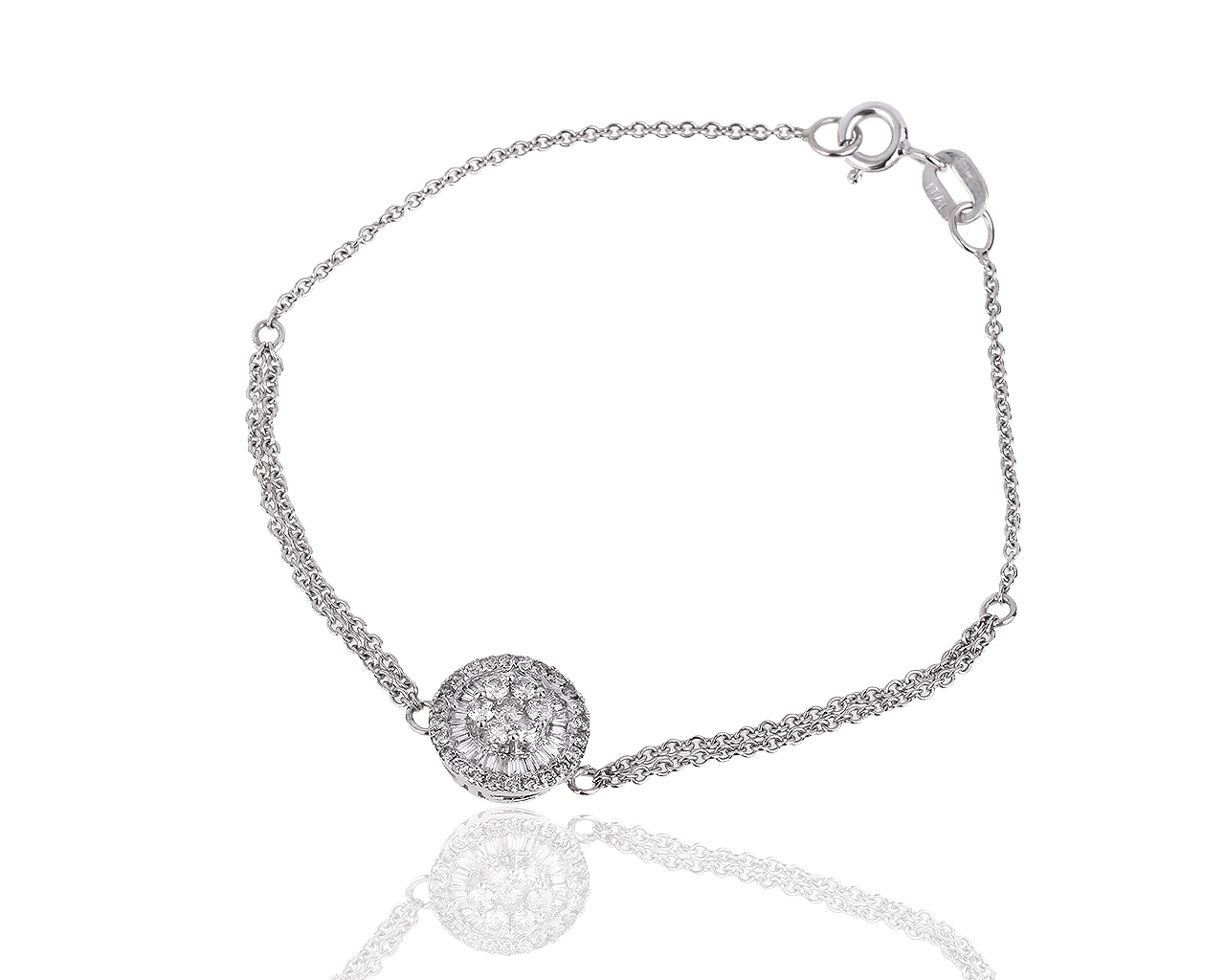 Итальянский золотой браслет с бриллиантами 0.53ct Vieri 220618/4