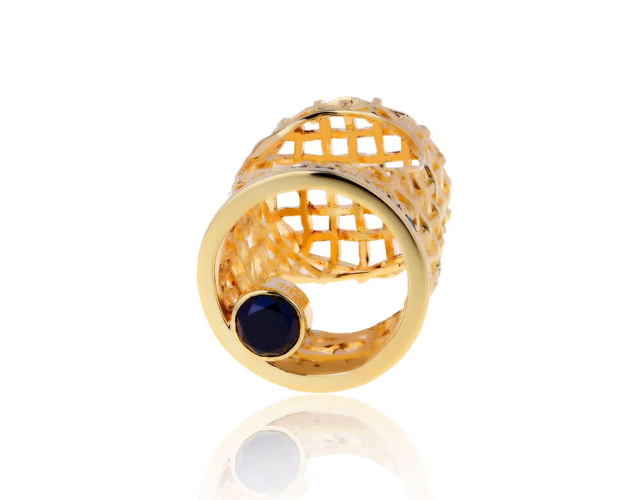 Оригинальное золотое кольцо с бриллиантами 3.06ct German Kabirsky