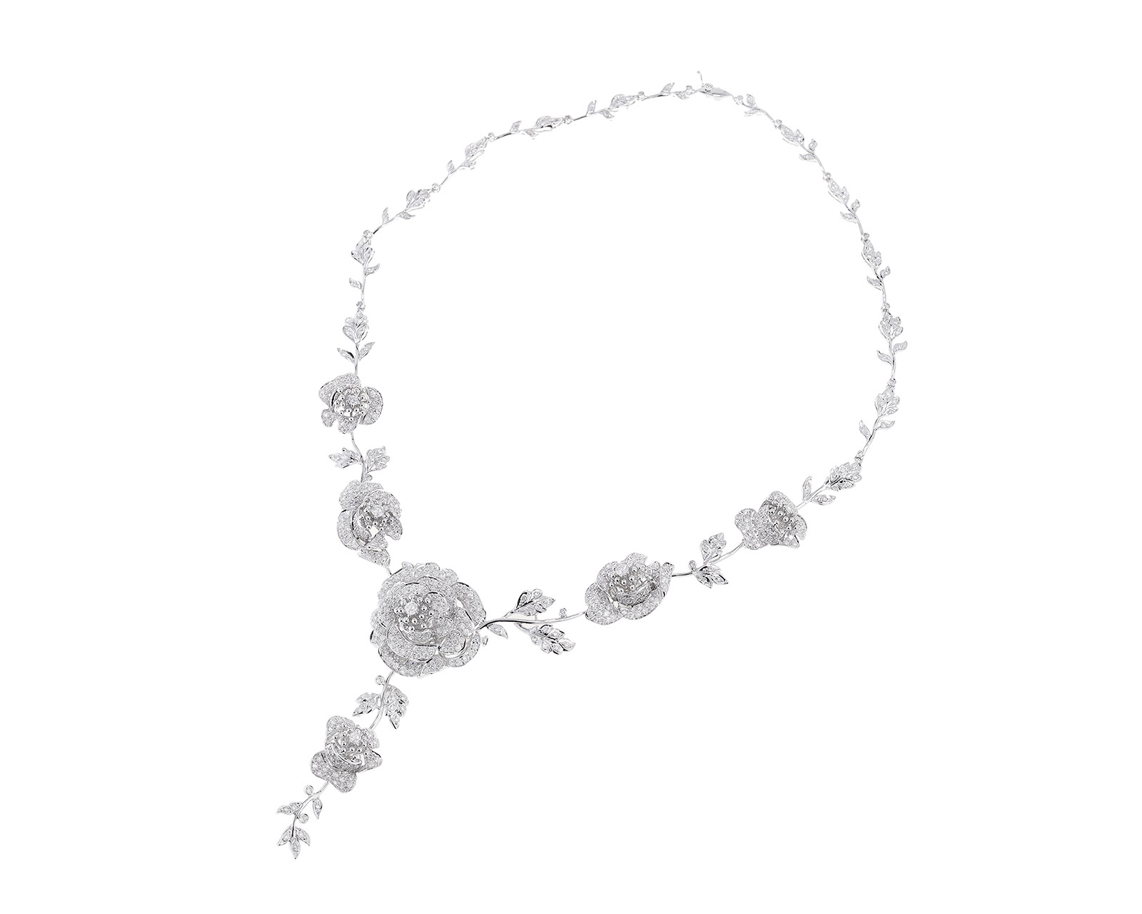 Восхитительное золотое колье с бриллиантами 9.00ct 191122/7