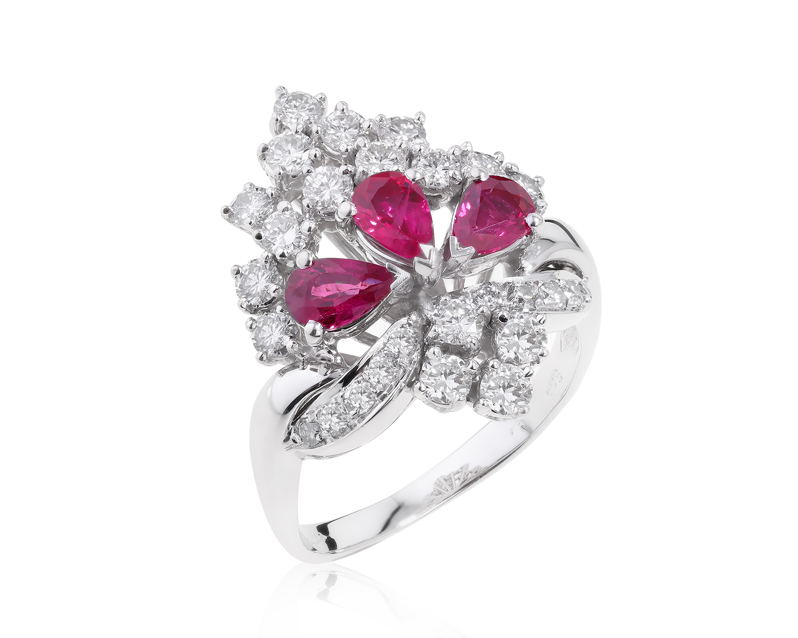 Роскошное золотое кольцо с рубинами 1.50ct 270422/5 Роскошное золотое кольцо с рубинами 1.50ct 270422/5