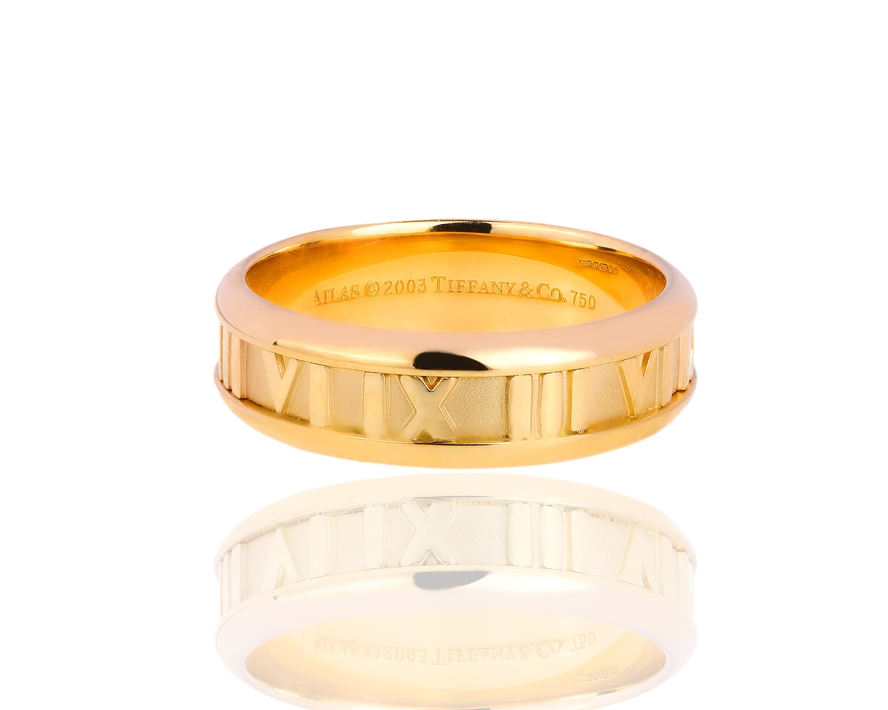 Превосходное золотое кольцо Tiffany&Co Atlas 020918/11