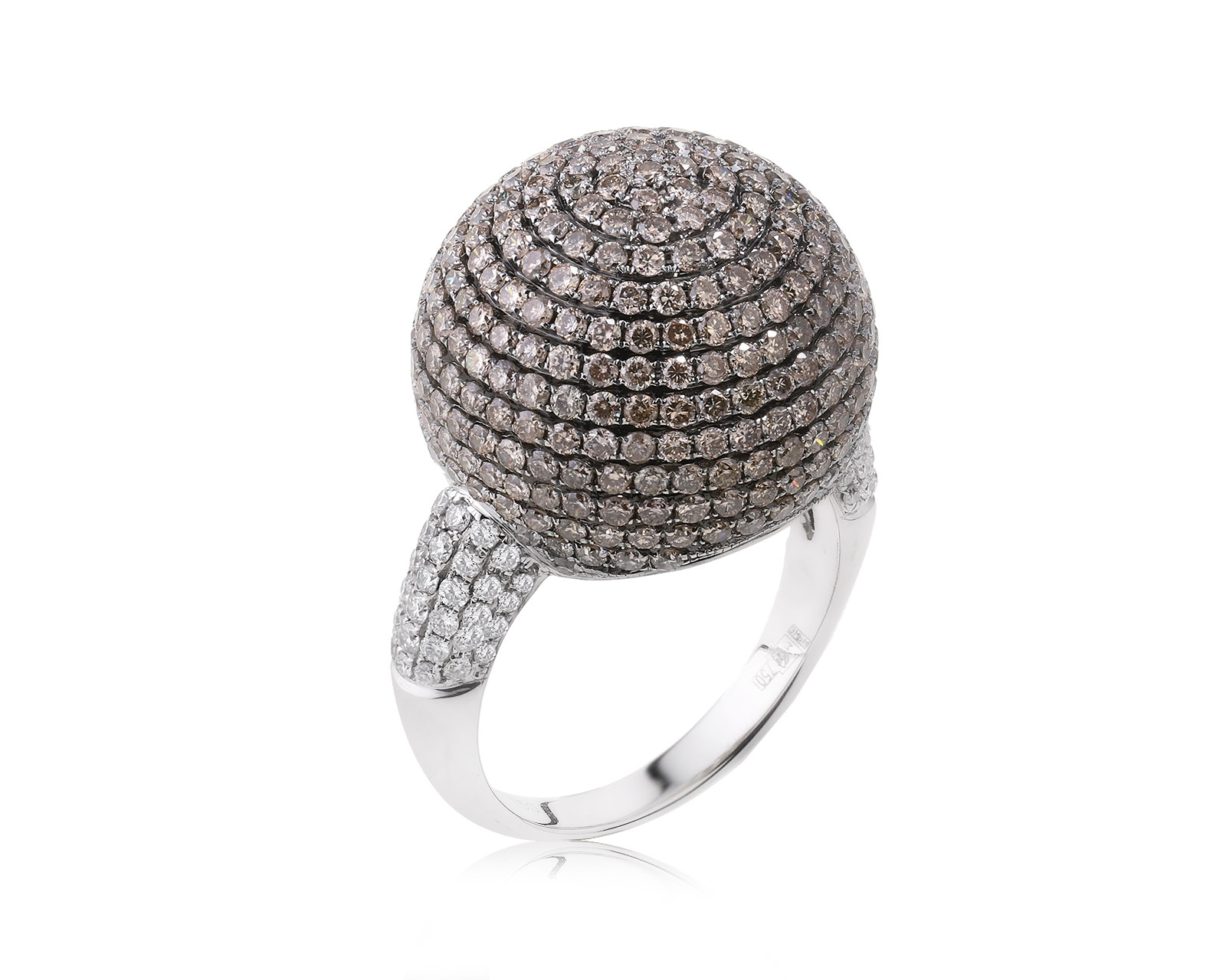 Золотое кольцо с бриллиантами 3.11ct 310823/1