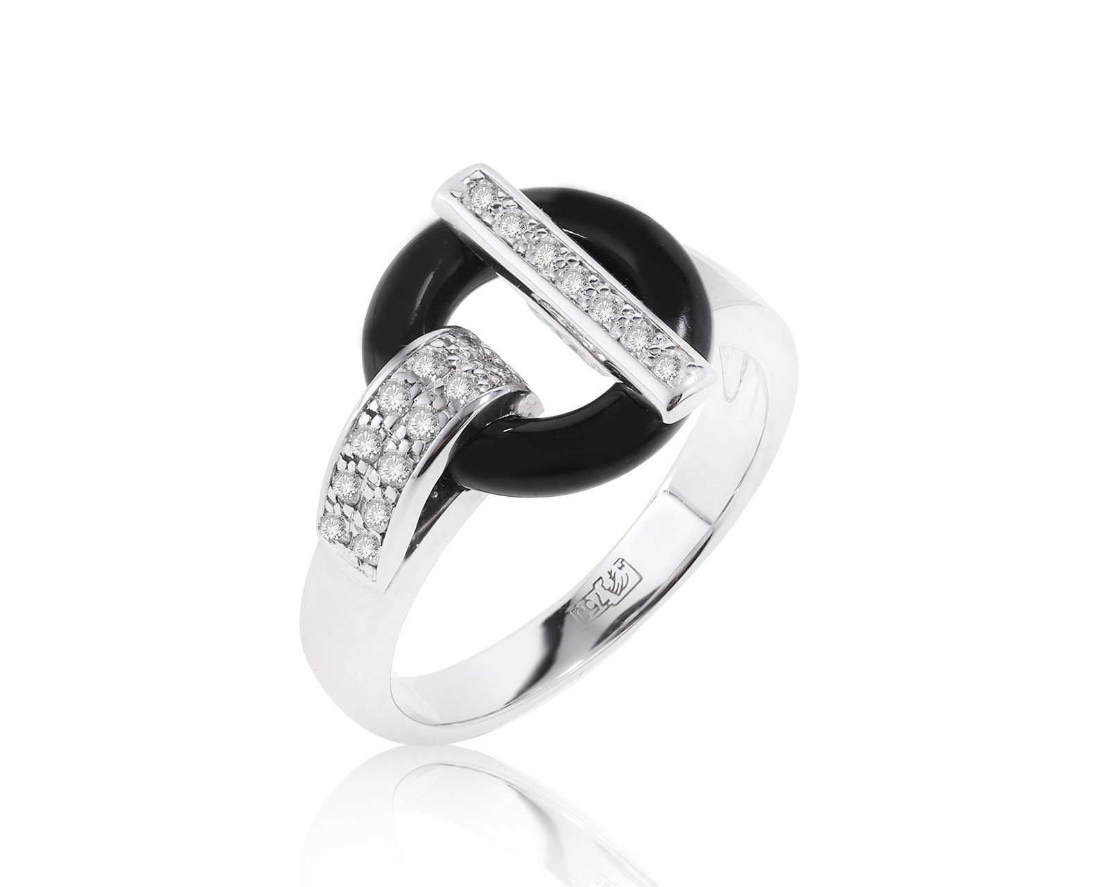 Оригинальное золотое кольцо с бриллиантами 0.20ct Guy Laroche 240223/1