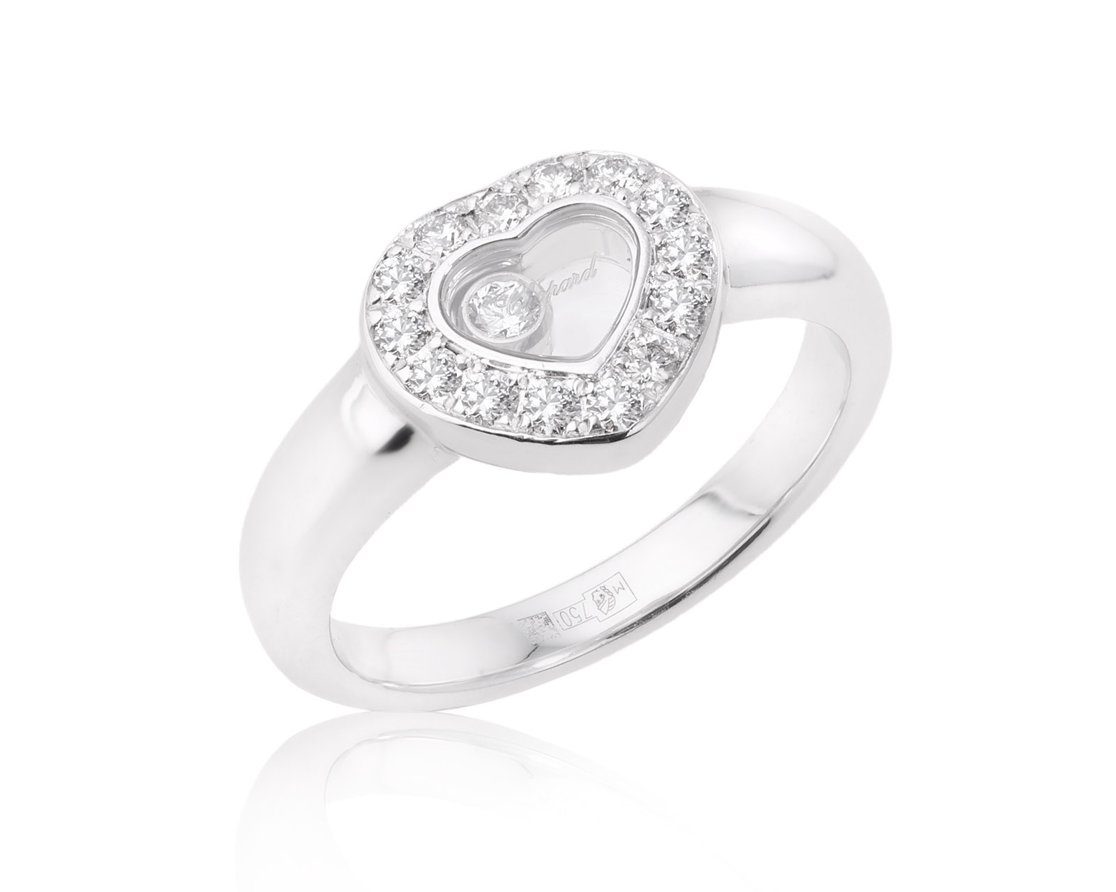 Оригинальное золотое кольцо Chopard Happy Diamonds 060225/4 Оригинальное золотое кольцо Chopard Happy Diamonds 060225/4
