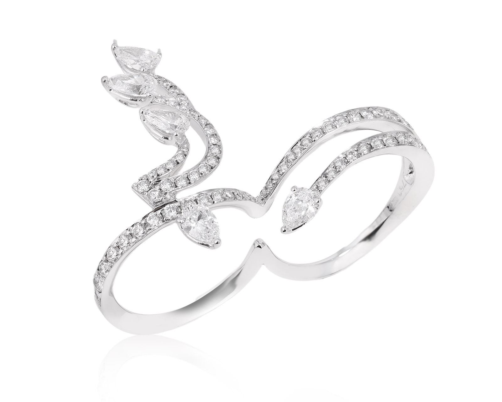 Золотое кольцо с бриллиантами 3.20ct 030325/4 Золотое кольцо с бриллиантами 3.20ct 030325/4