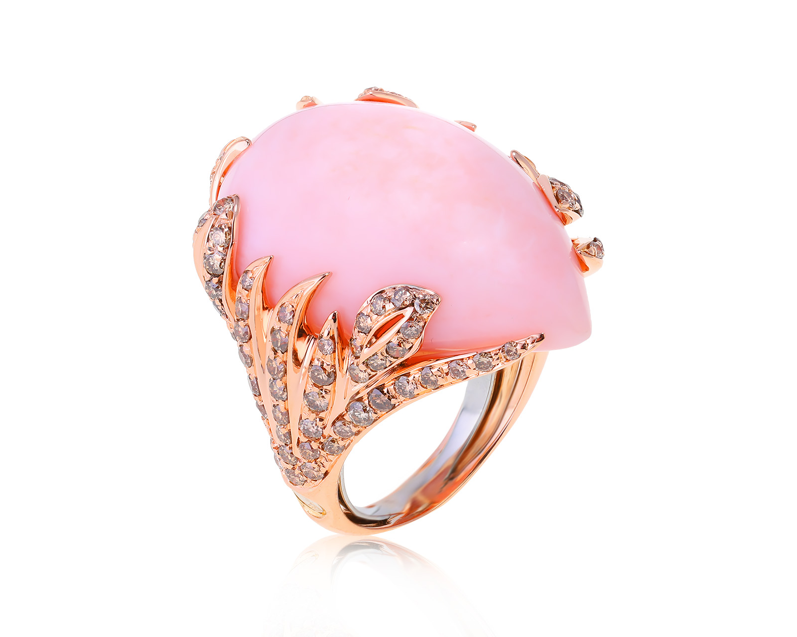 Оригинальное золотое кольцо с опалом 25.00ct Luca Carati 031122/1