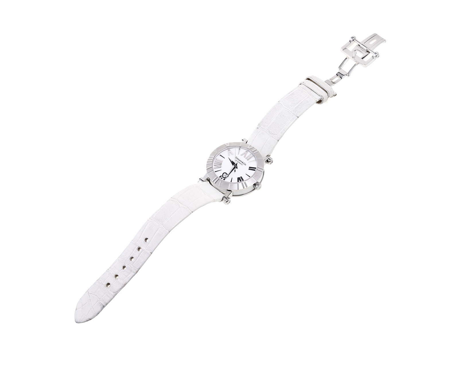 Оригинальные стальные часы Tiffany&Co Atlas Automatic