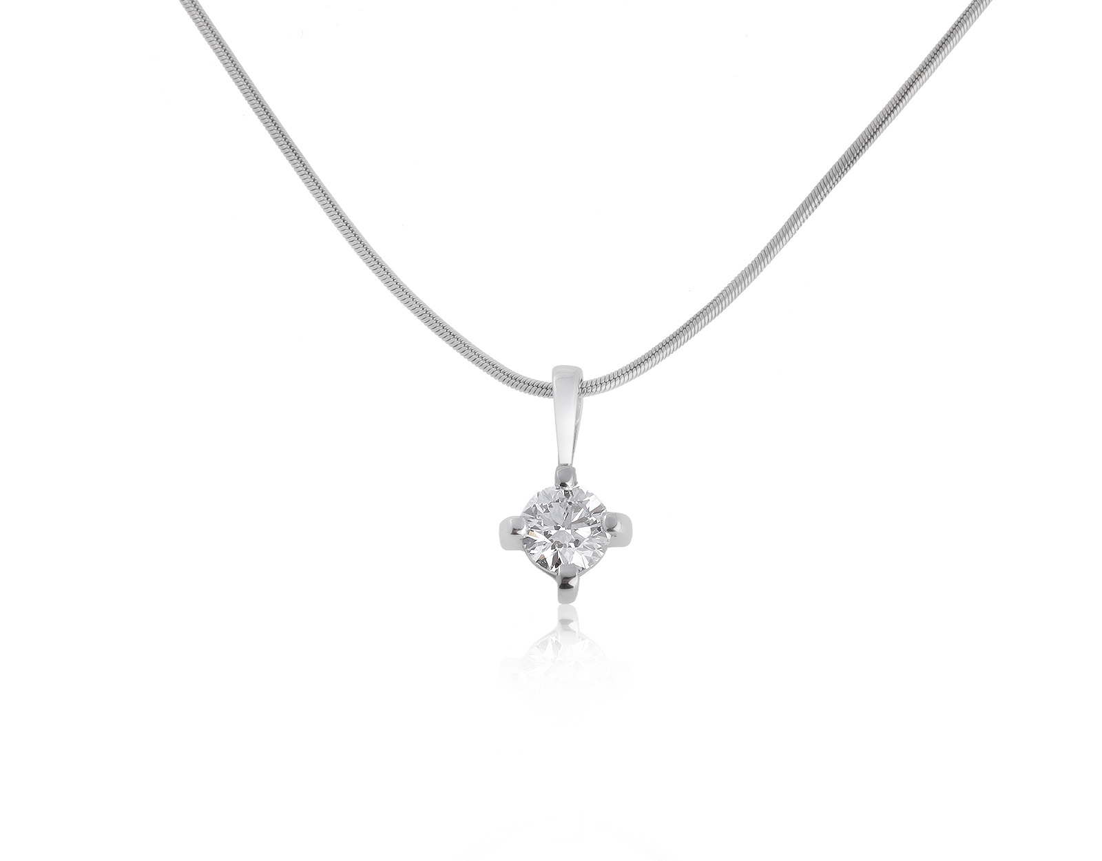 Модный золотой кулон с бриллиантами 0.40ct 090721/4