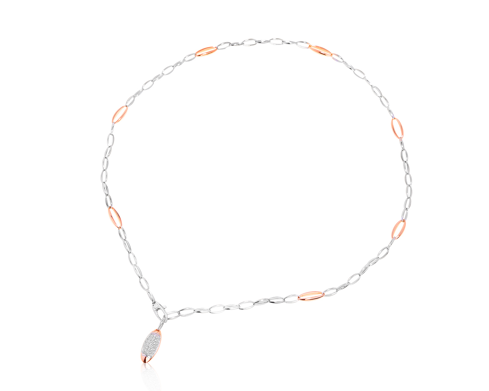 Оригинальная золотая подвеска с бриллиантами 0.60ct Chimento