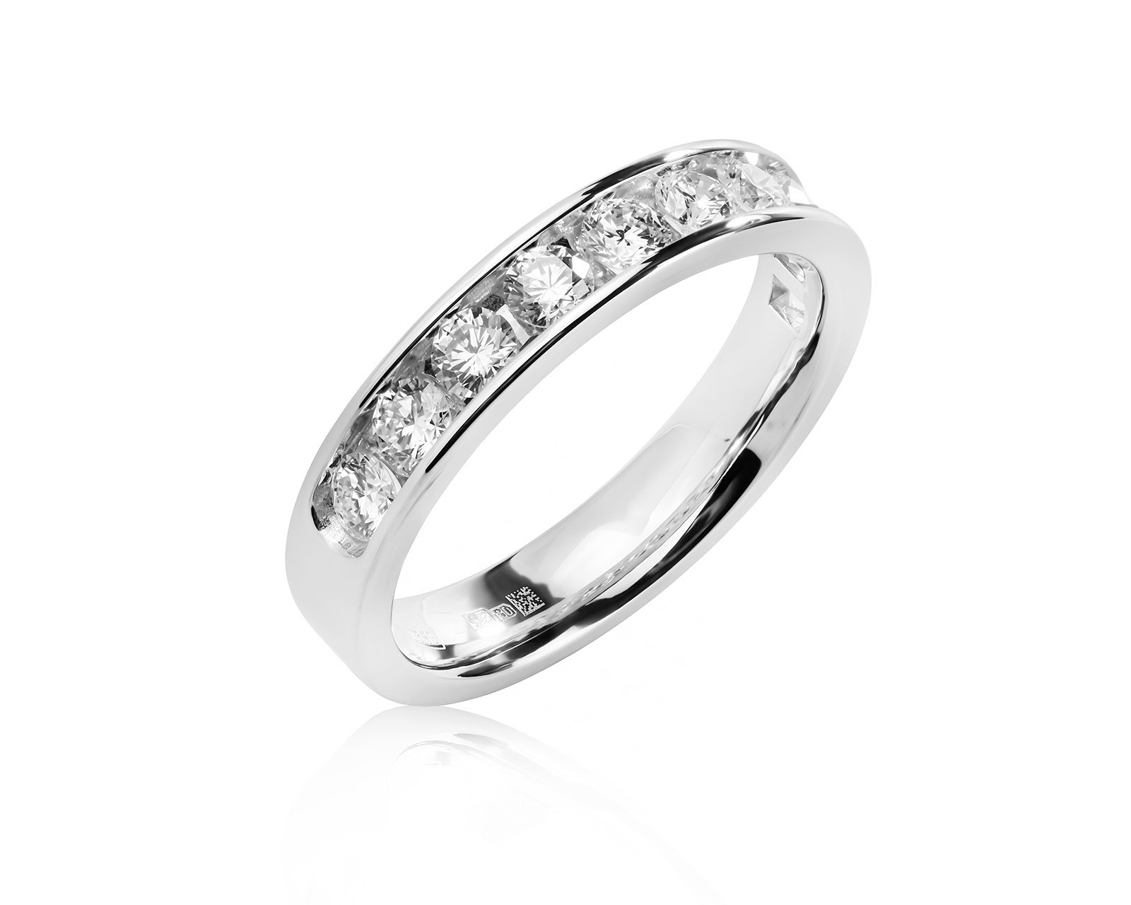 Золотое кольцо с бриллиантами 0.87ct 180926/1