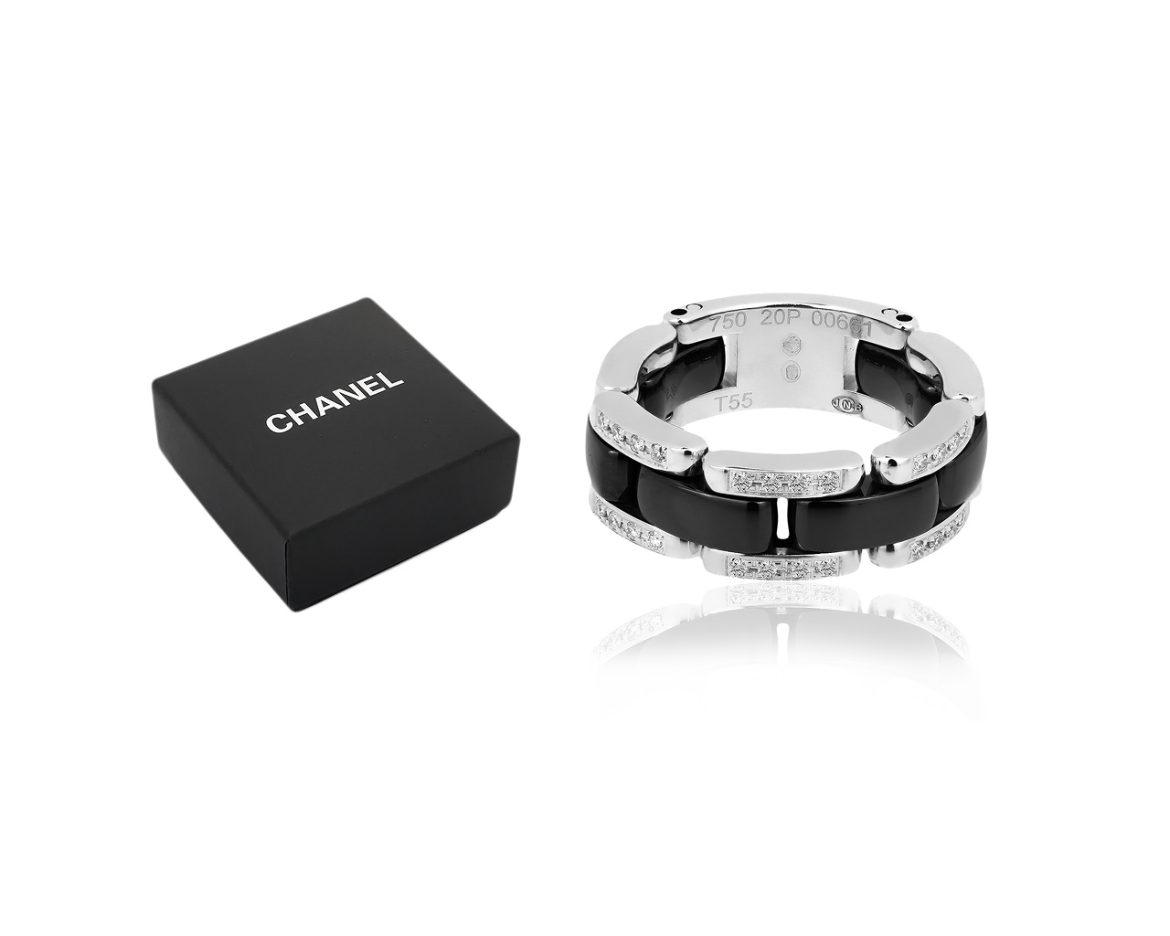 Прекрасное кольцо с бриллиантами 0.17ct Chanel Ultra